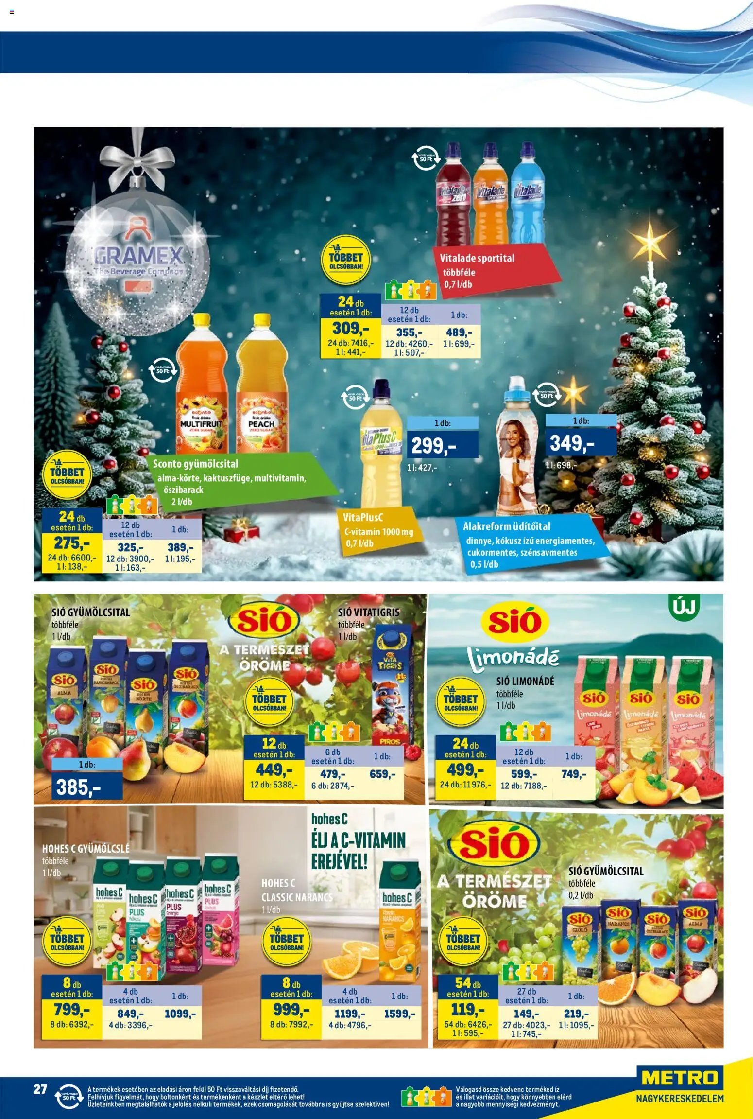 Metro újság 2025.12.01. Akciós újság Metro (2025-12-01 - 2025-12-14)
