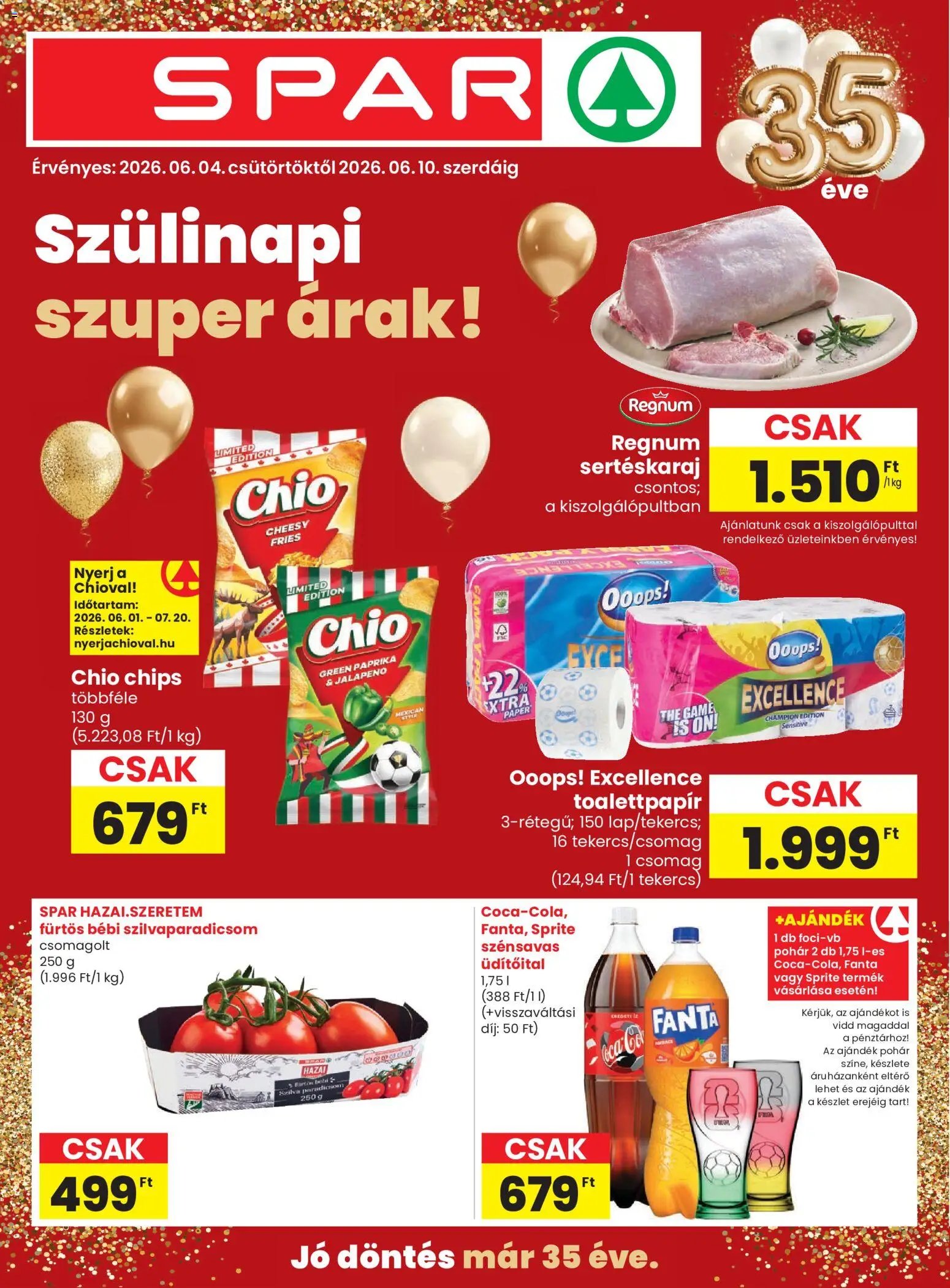 Spar újság 2026.06.04. Spar akciós újság