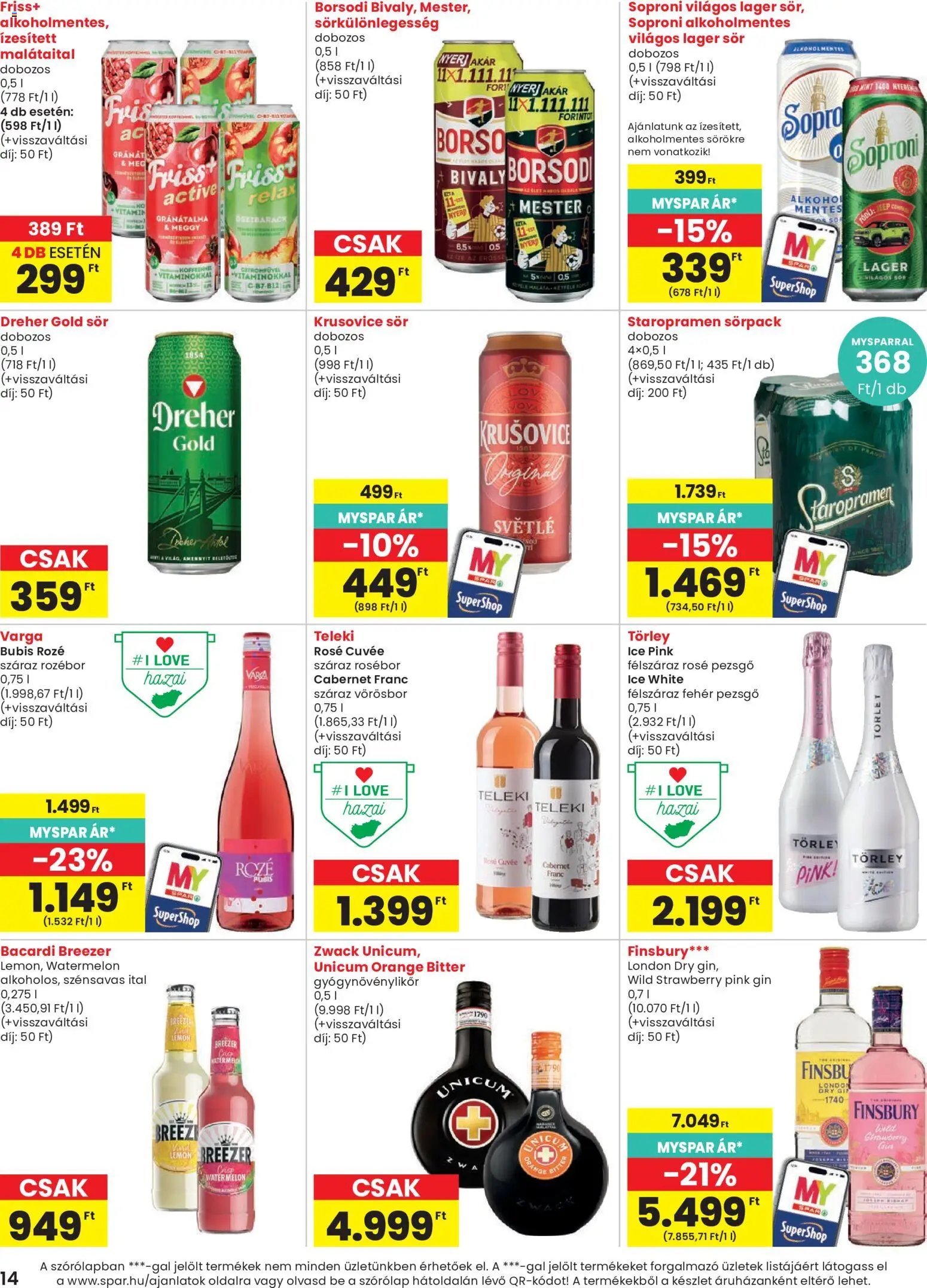Spar újság 2026.06.04. Spar akciós újság