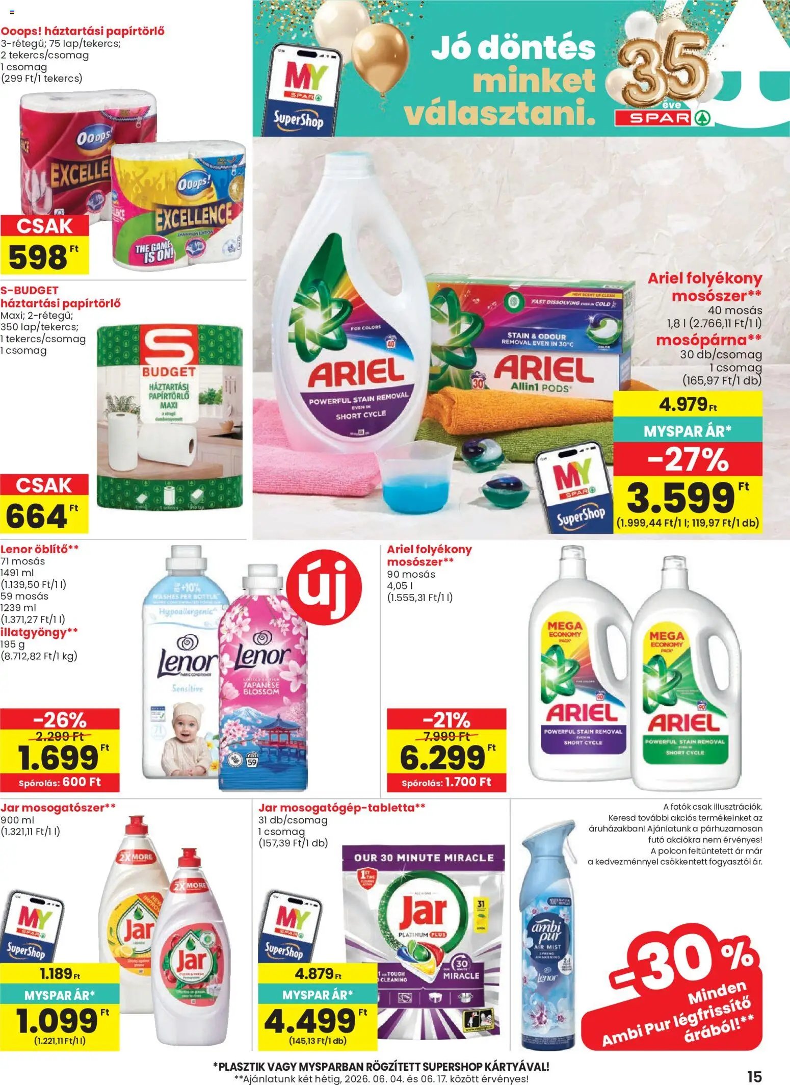 Spar újság 2026.06.04. Spar akciós újság
