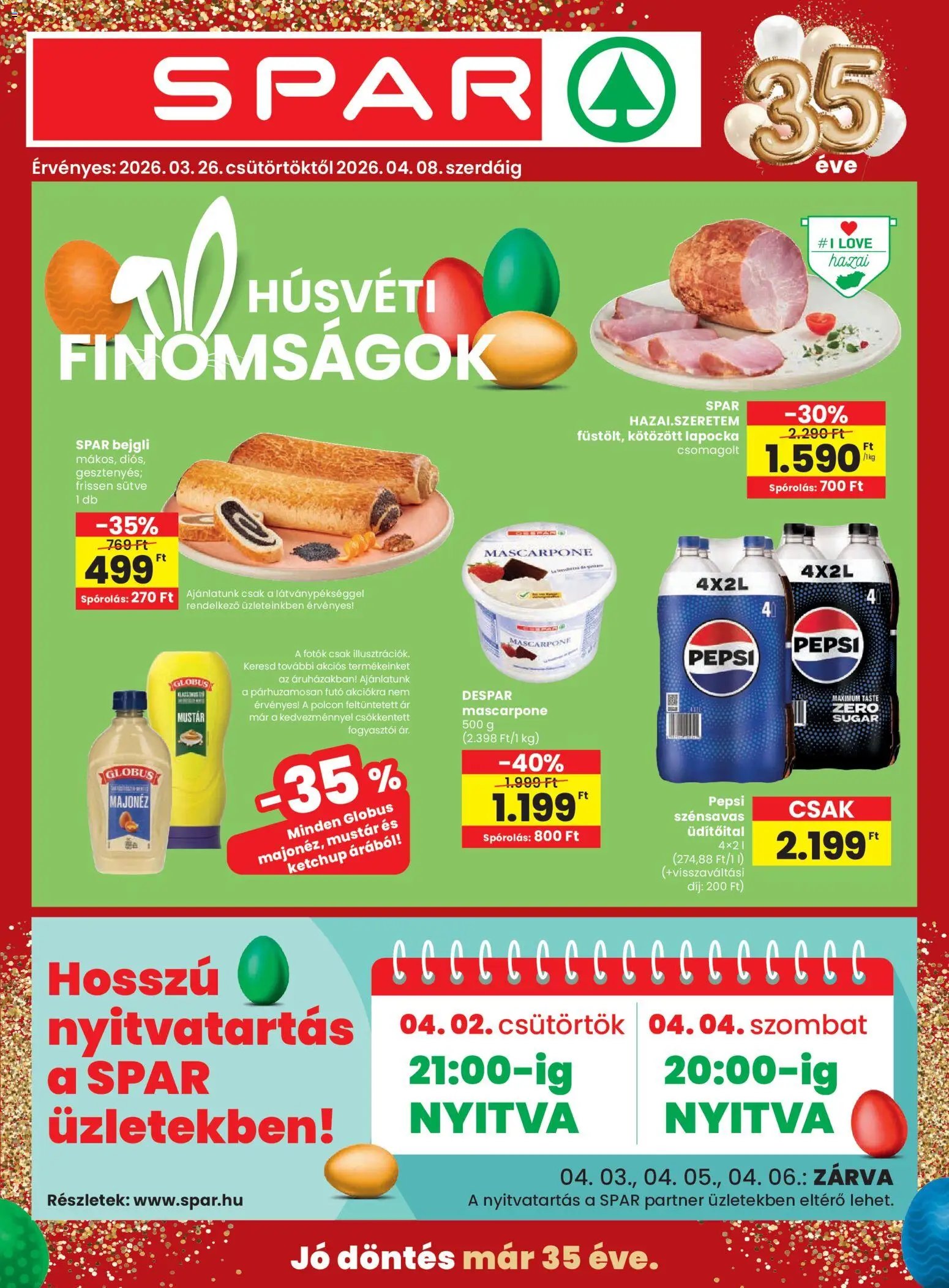 Spar újság 2026.03.26. Spar akciós újság (2026-03-26 - 2026-04-08)