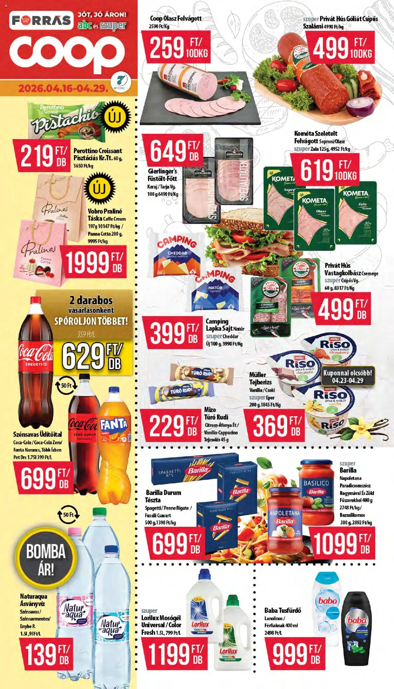 COOP újság 2026.04.16. COOP akciós újság (2026-04-16 - 2026-04-29)