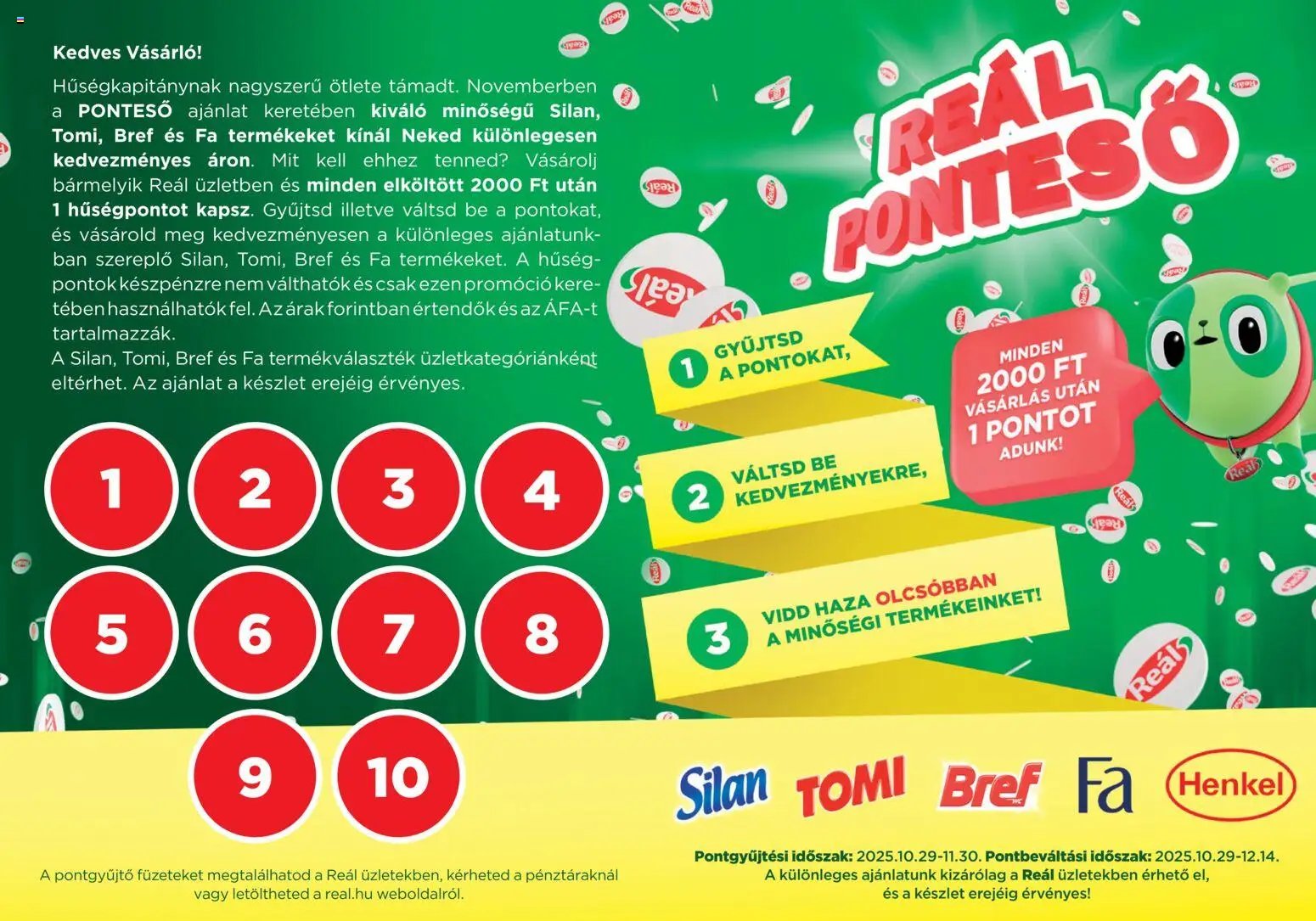 Reál újság 2025.10.29. Szórólap (2025-10-29 - 2025-11-30)