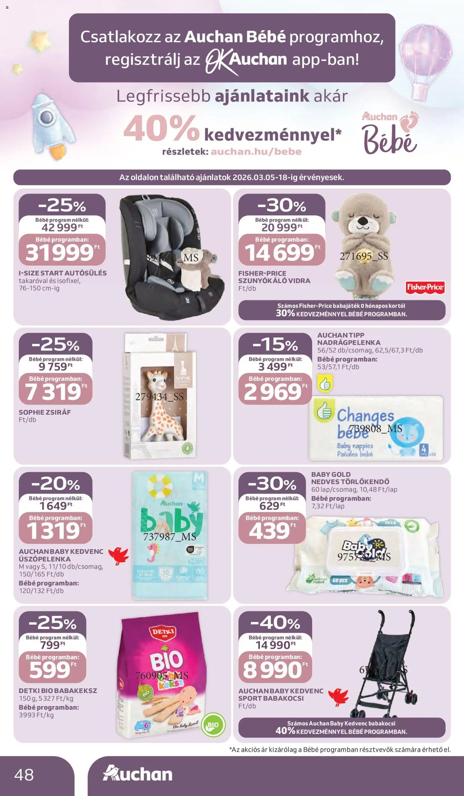 Auchan újság 2026.03.05. Auchan akciós újság (2026-03-05 - 2026-03-11)