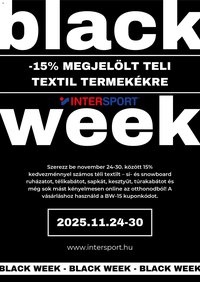 Intersport újság 2025.11.24. Black Friday (2025-11-24 - 2025-11-30)