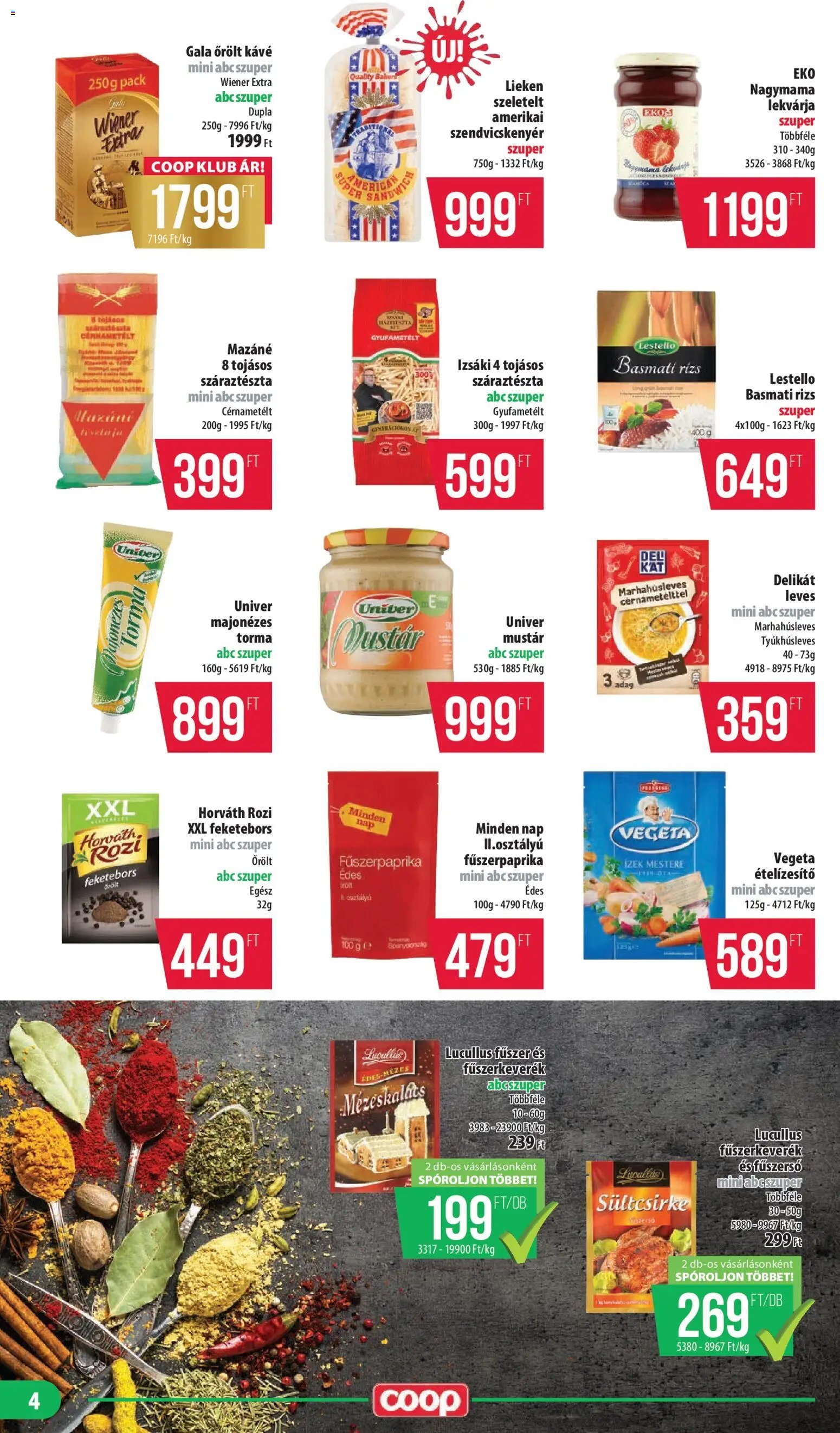 COOP újság 2025.11.20. Mecsek - Mini & Abc & Szuper (2025-11-20 - 2025-11-26)