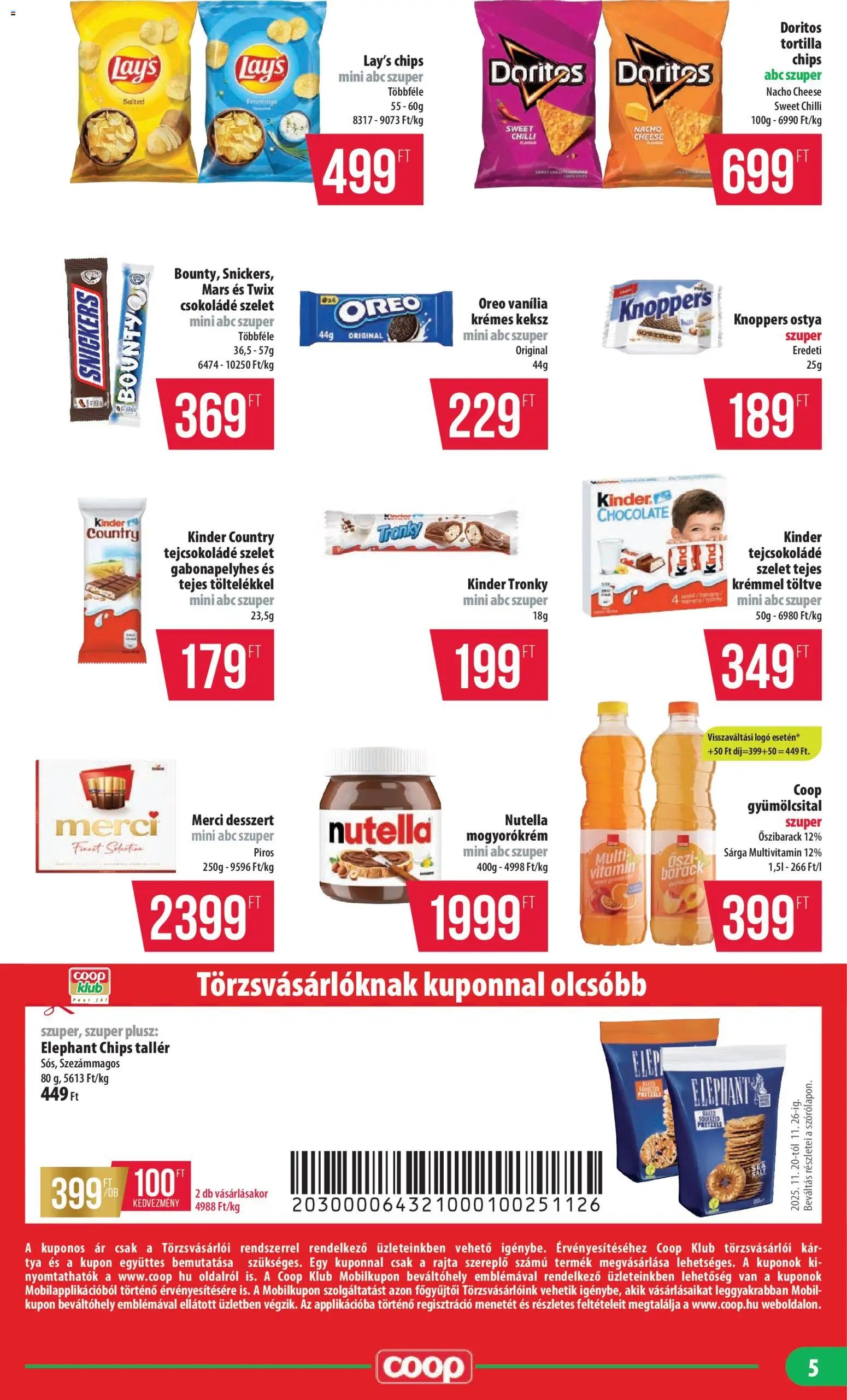 COOP újság 2025.11.20. Mecsek - Mini & Abc & Szuper (2025-11-20 - 2025-11-26)