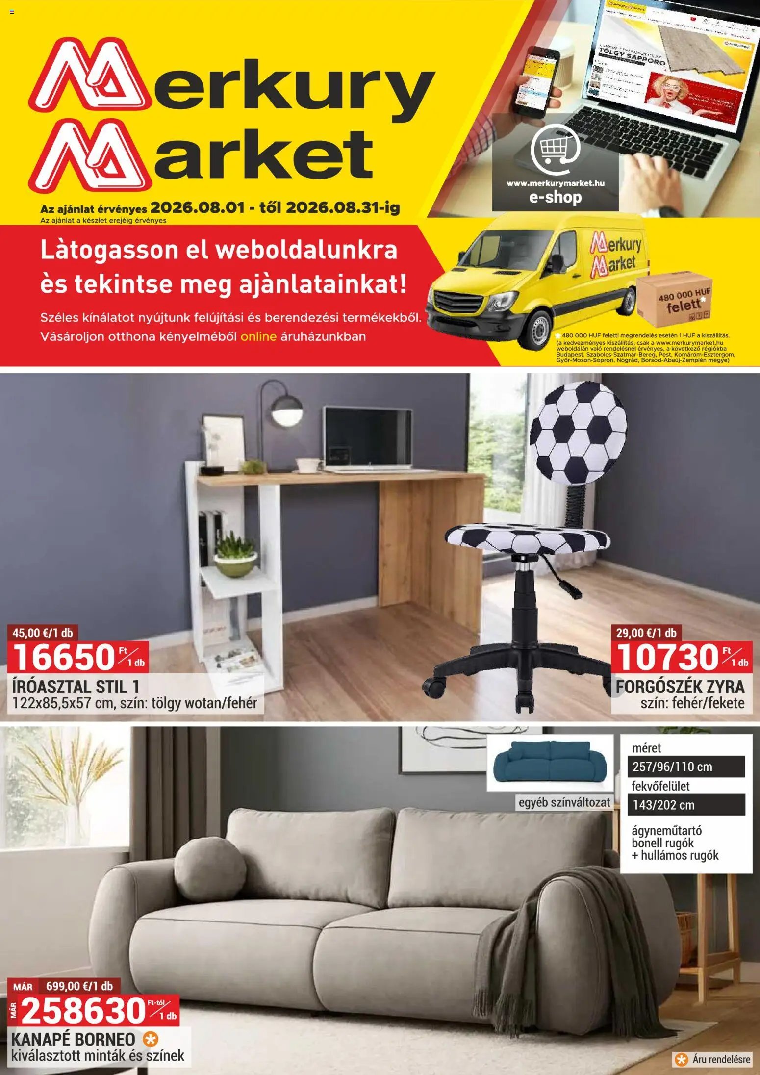 Merkury Market újság 2026.08.01. Merkury Market akciós újság