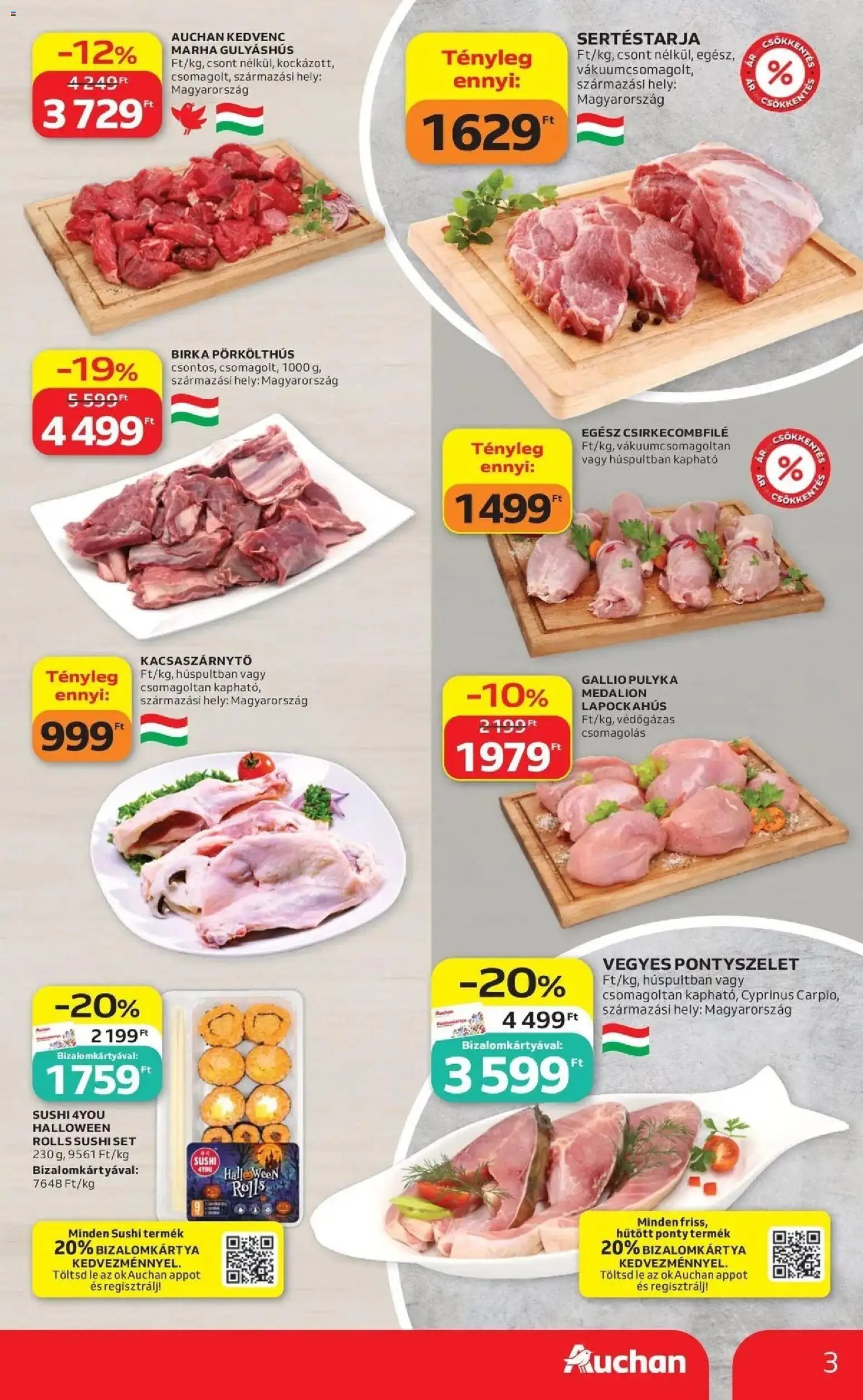 Auchan akciós újság Kecskemét 2026.10.29. - lapozható formában szórólap ✳️
