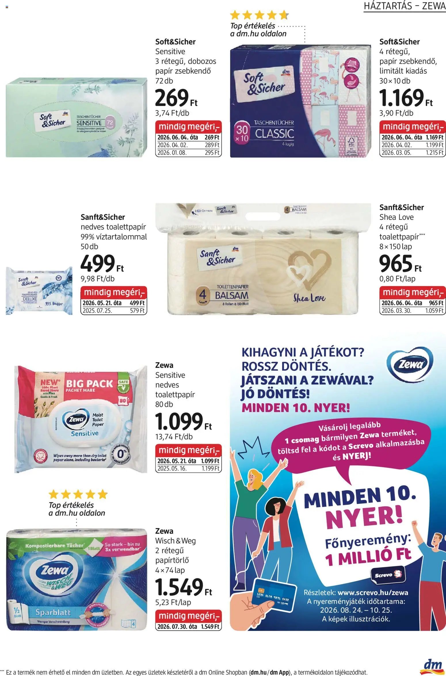 DM Drogerie Markt újság 2026.09.03. DM Drogerie Markt akciós újság