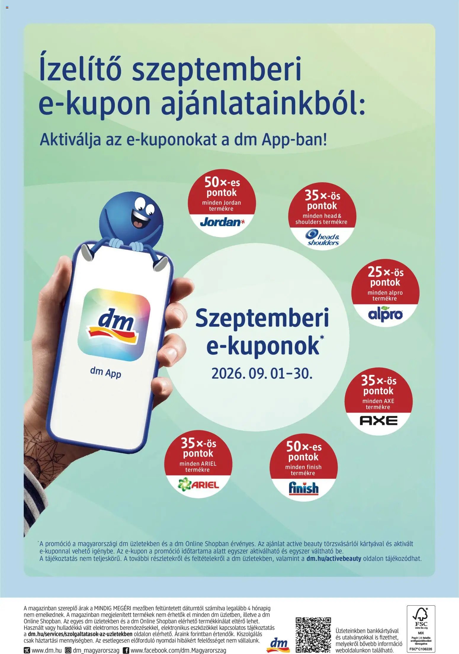 DM Drogerie Markt újság 2026.09.03. DM Drogerie Markt akciós újság