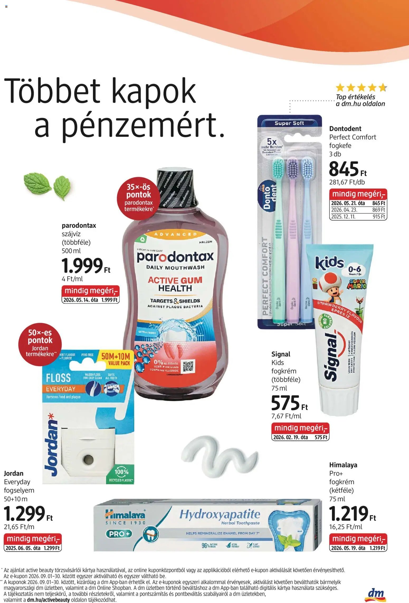 DM Drogerie Markt újság 2026.09.03. DM Drogerie Markt akciós újság