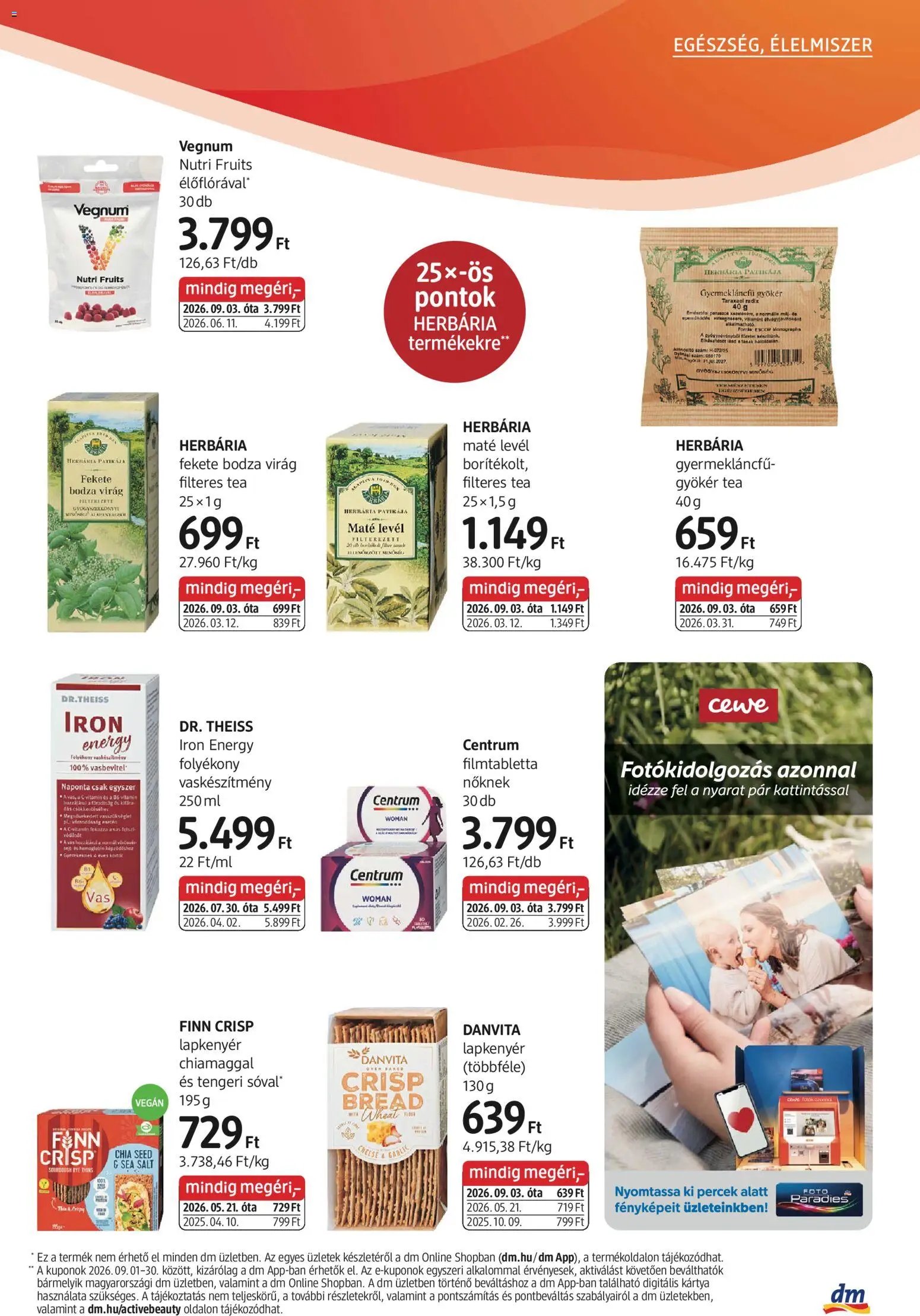 DM Drogerie Markt újság 2026.09.03. DM Drogerie Markt akciós újság