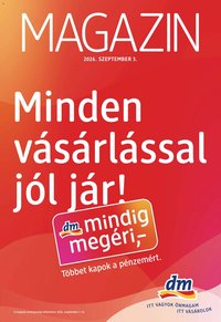 DM Drogerie Markt újság 2026.09.03. DM Drogerie Markt akciós újság