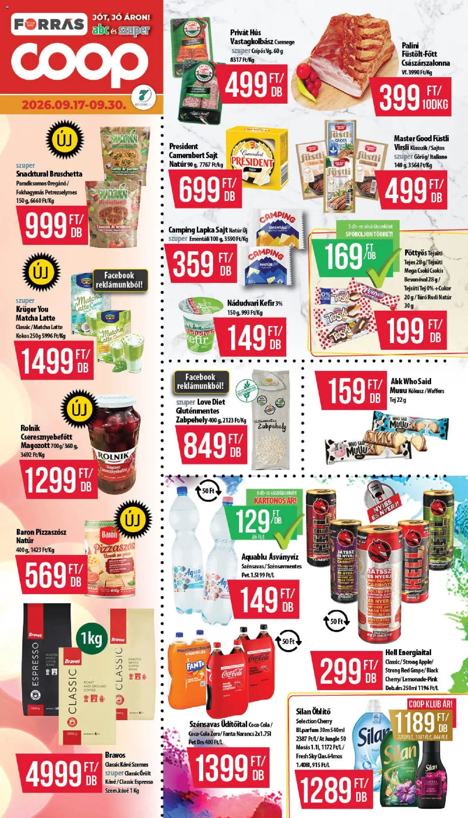 COOP újság 2026.09.17. COOP akciós újság