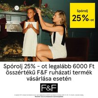F&F újság 2025.11.09. Akciós újság F&F (2025-11-09 - 2025-11-15)