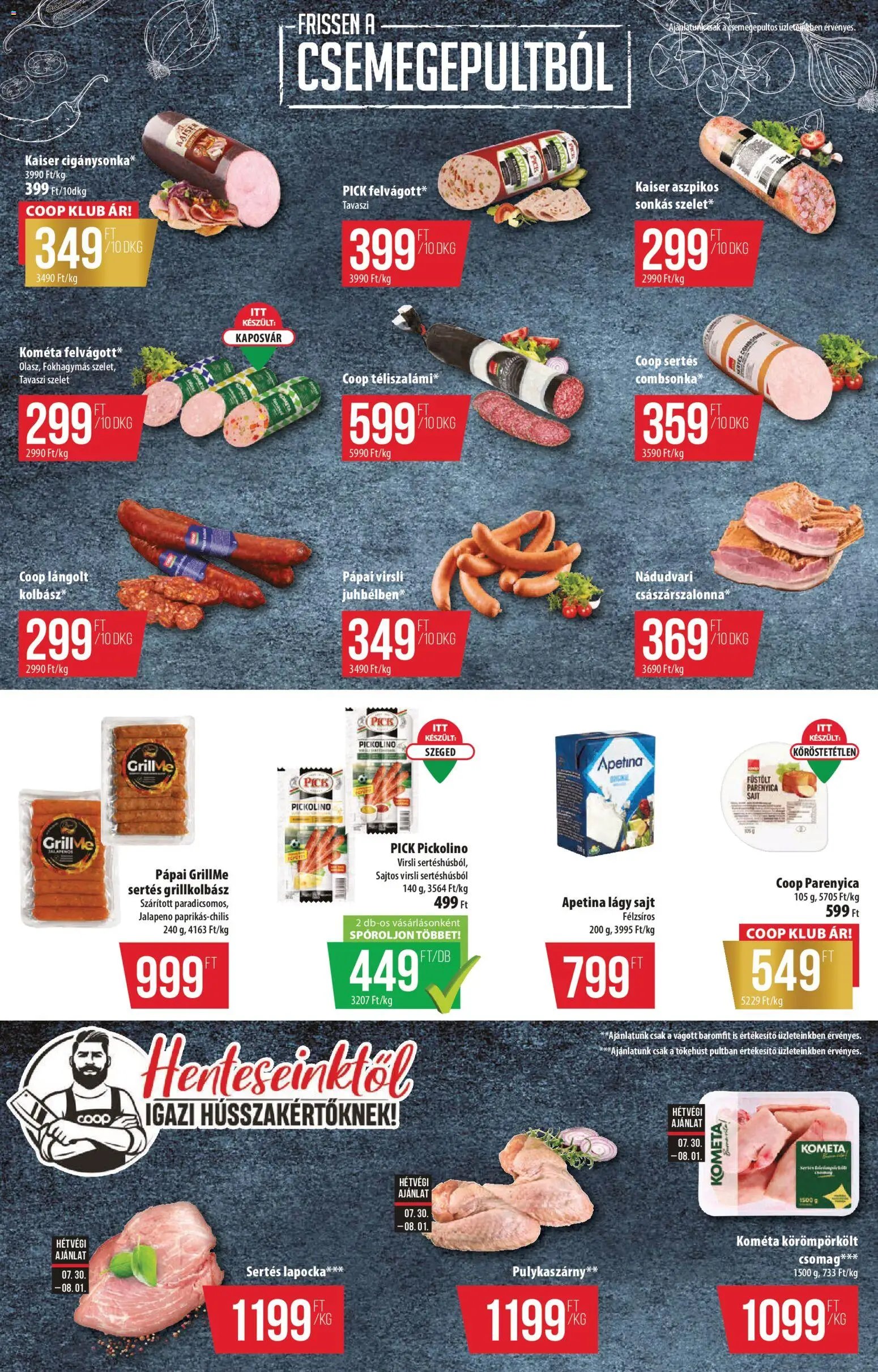 COOP újság 2026.07.30. COOP - Szuper Plusz / Tisza