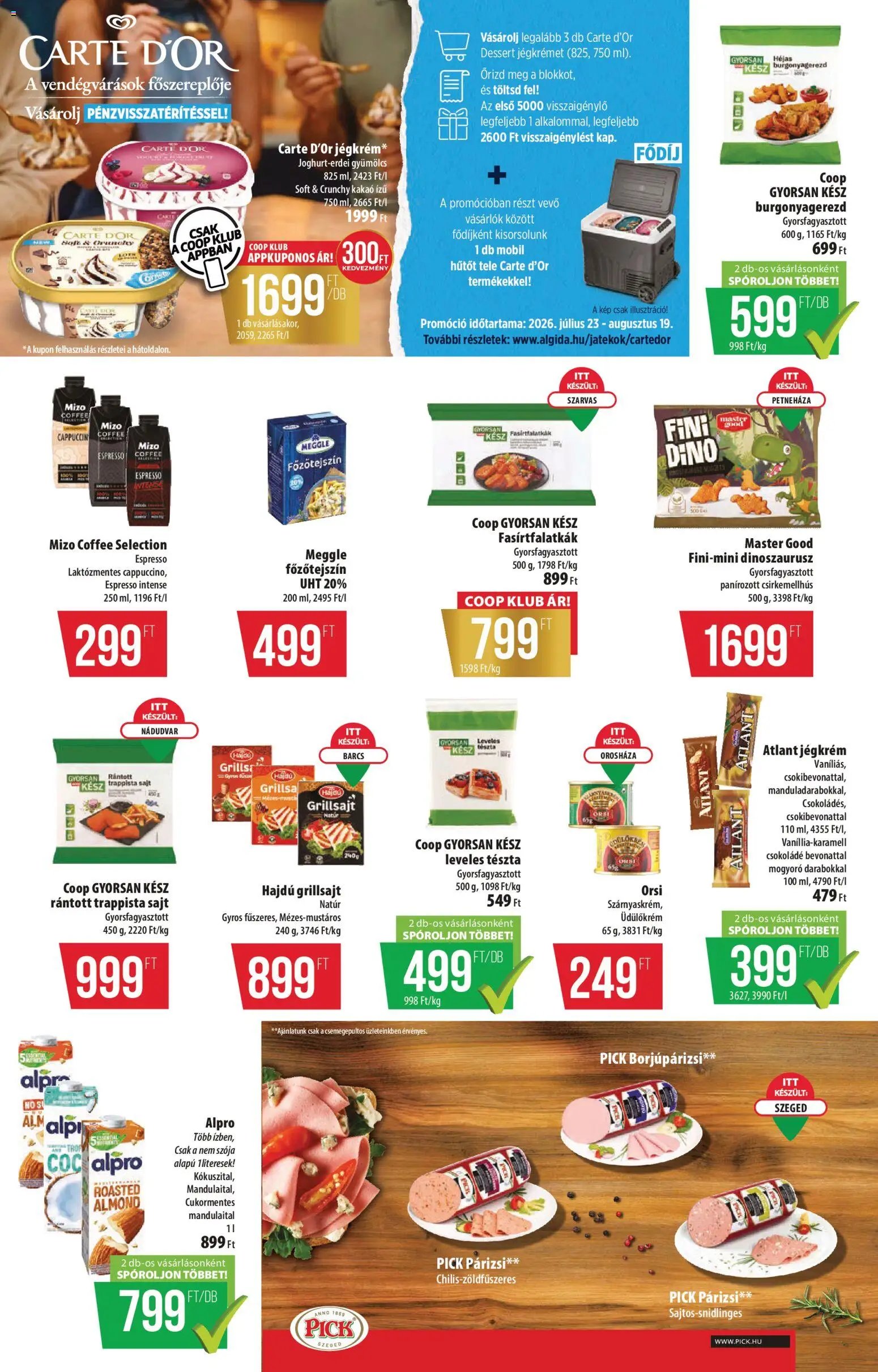 COOP újság 2026.07.30. COOP - Szuper Plusz / Tisza