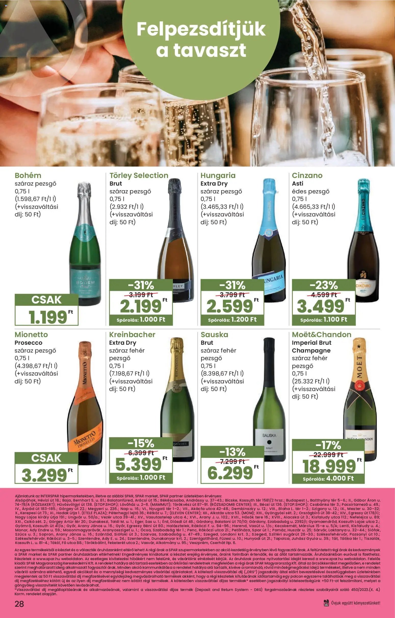 Spar újság 2026.03.09. Spar Ínyenc katalógus (2026-03-09 - 2026-04-08)