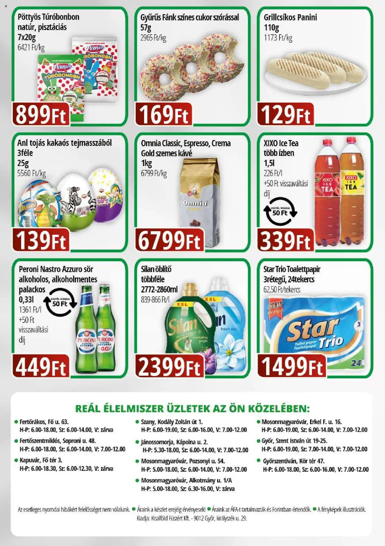 Reál újság 2026.03.19. Reál Bevásárló hétvége - Kisalföld (2026-03-19 - 2026-03-22)