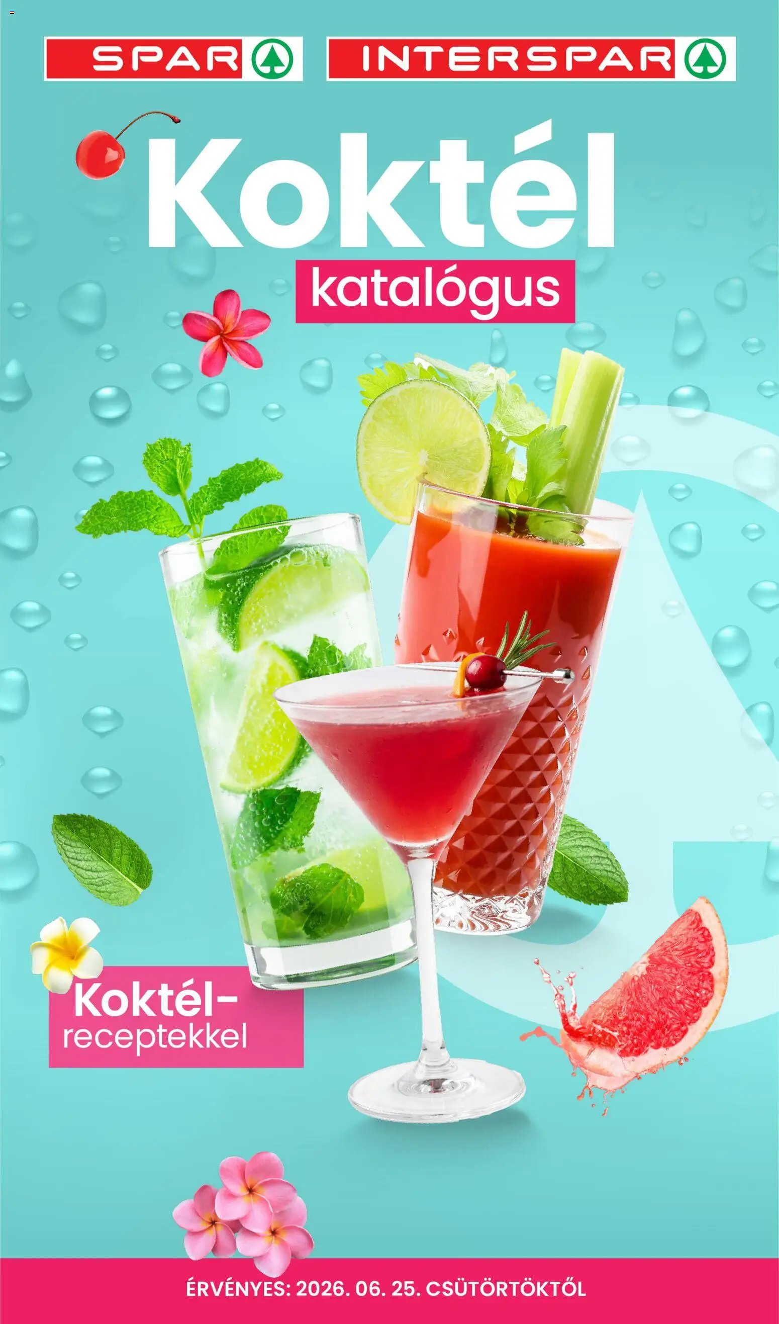 Interspar újság 2026.06.25. Interspar Koktél katalógus
