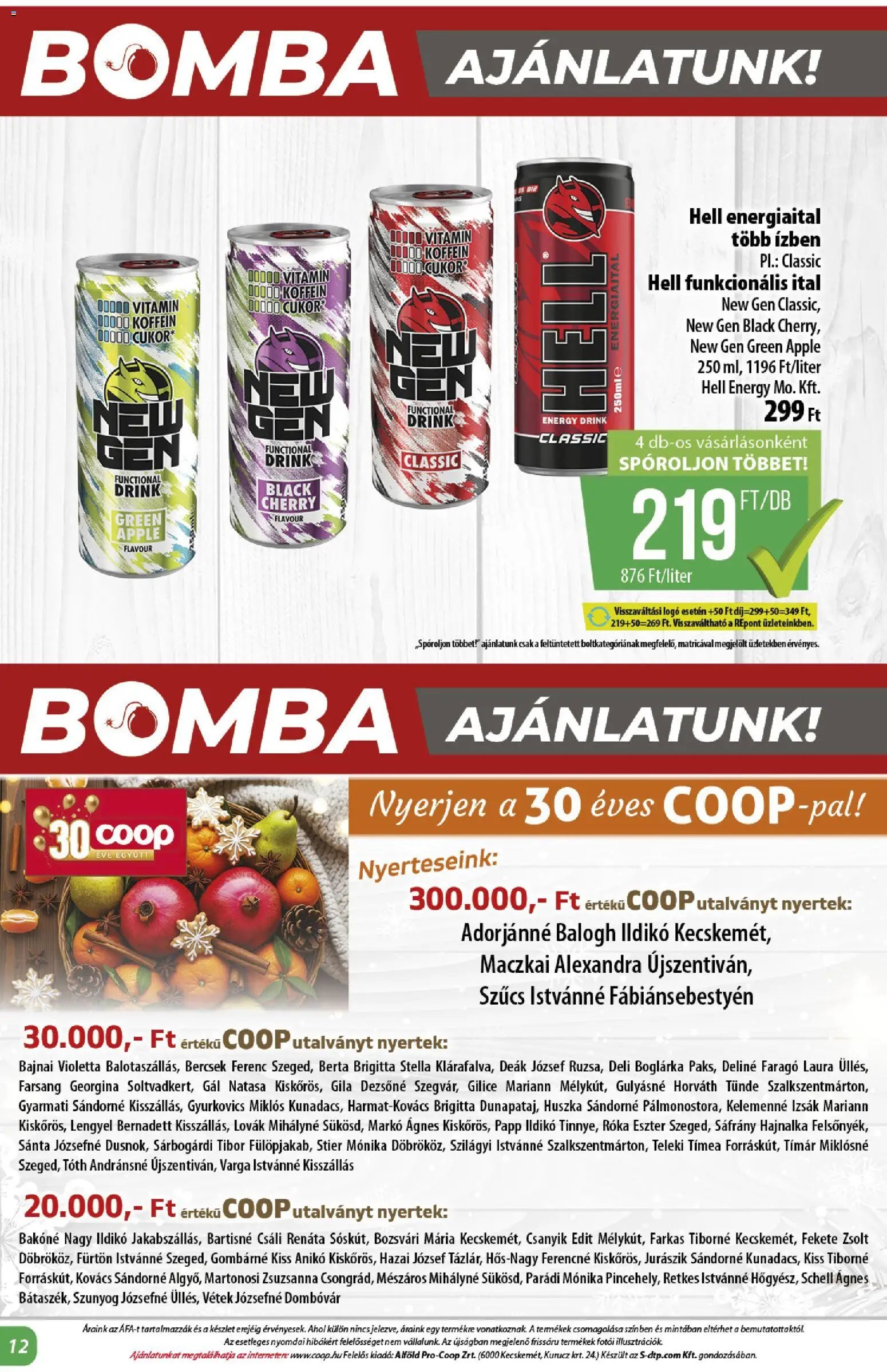 COOP újság 2026.02.12. Alföld Pro-Coop Zrt. - Abc szuper (2026-02-12 - 2026-02-18)