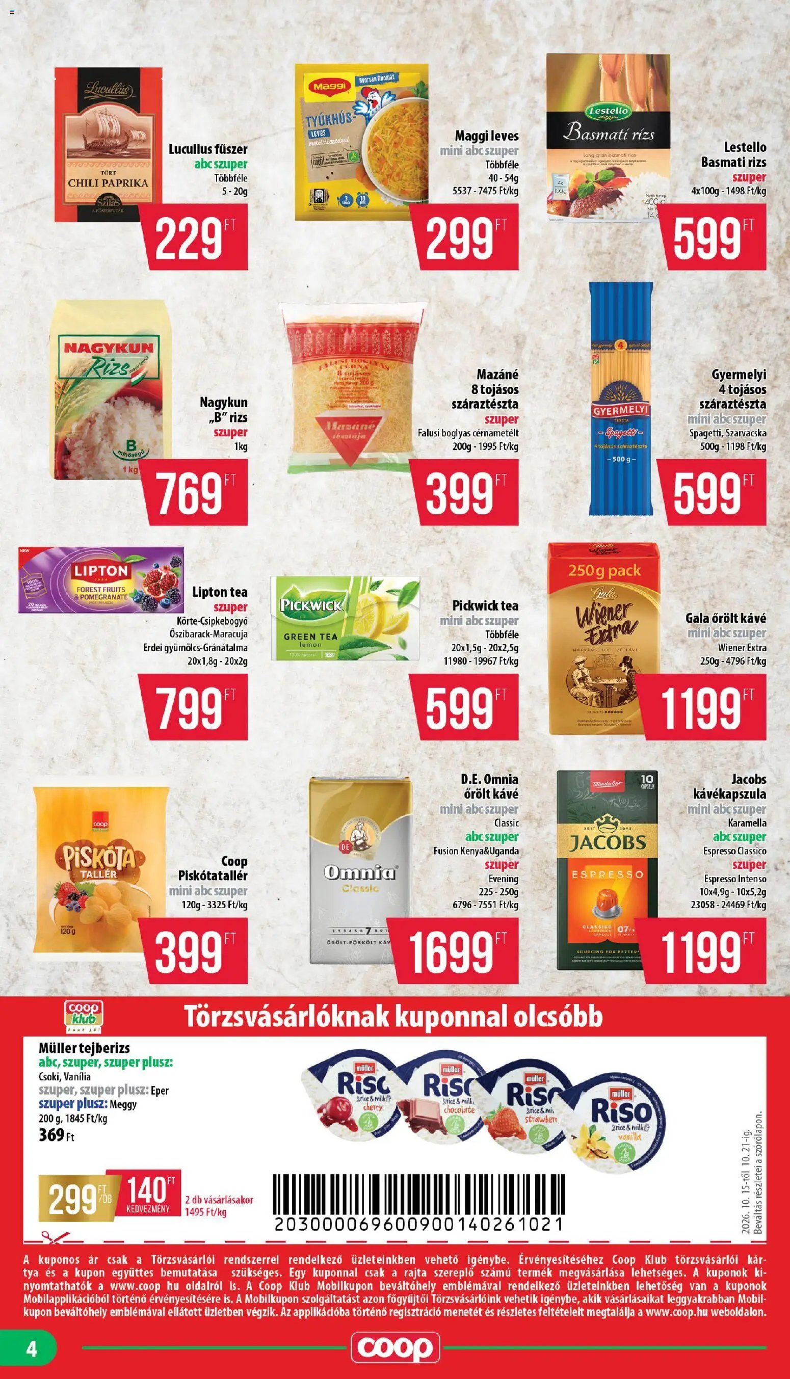COOP - Mini & Abc & Szuper / Mecsek 2026.10.15. - lapozható formában szórólap ✳️