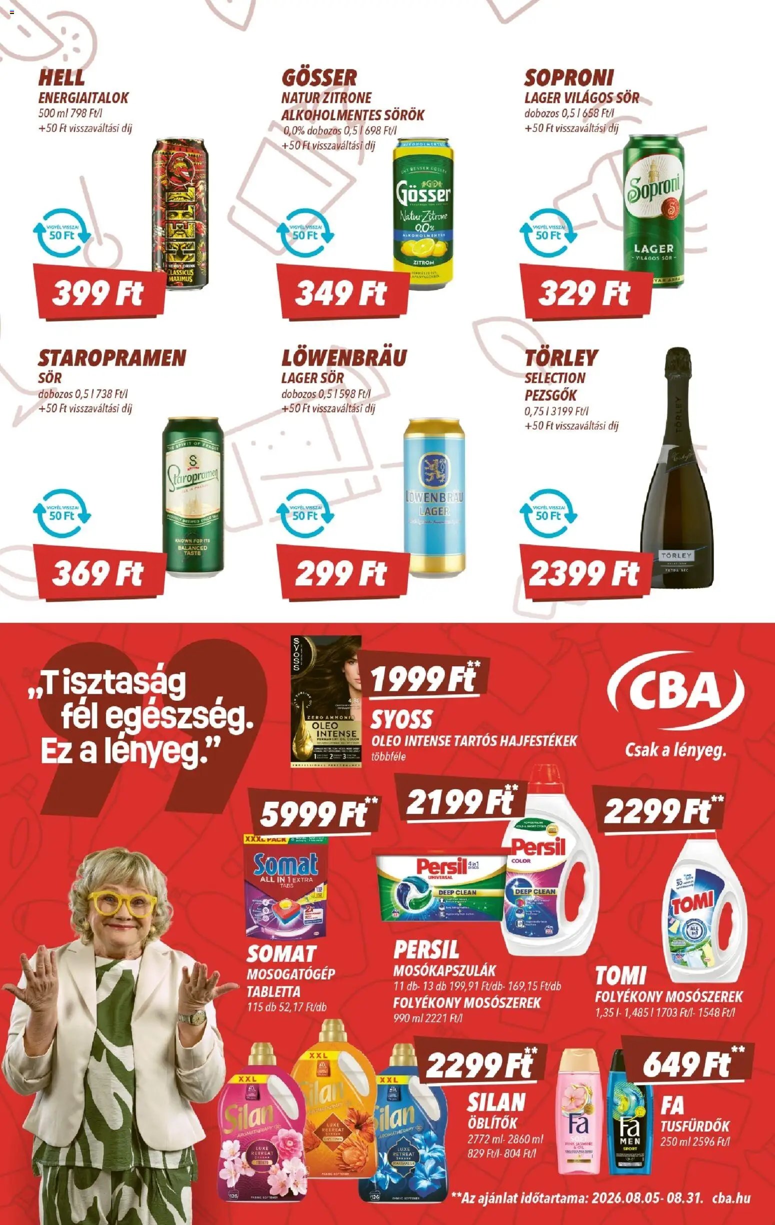 CBA újság 2026.08.13. CBA akciós újság