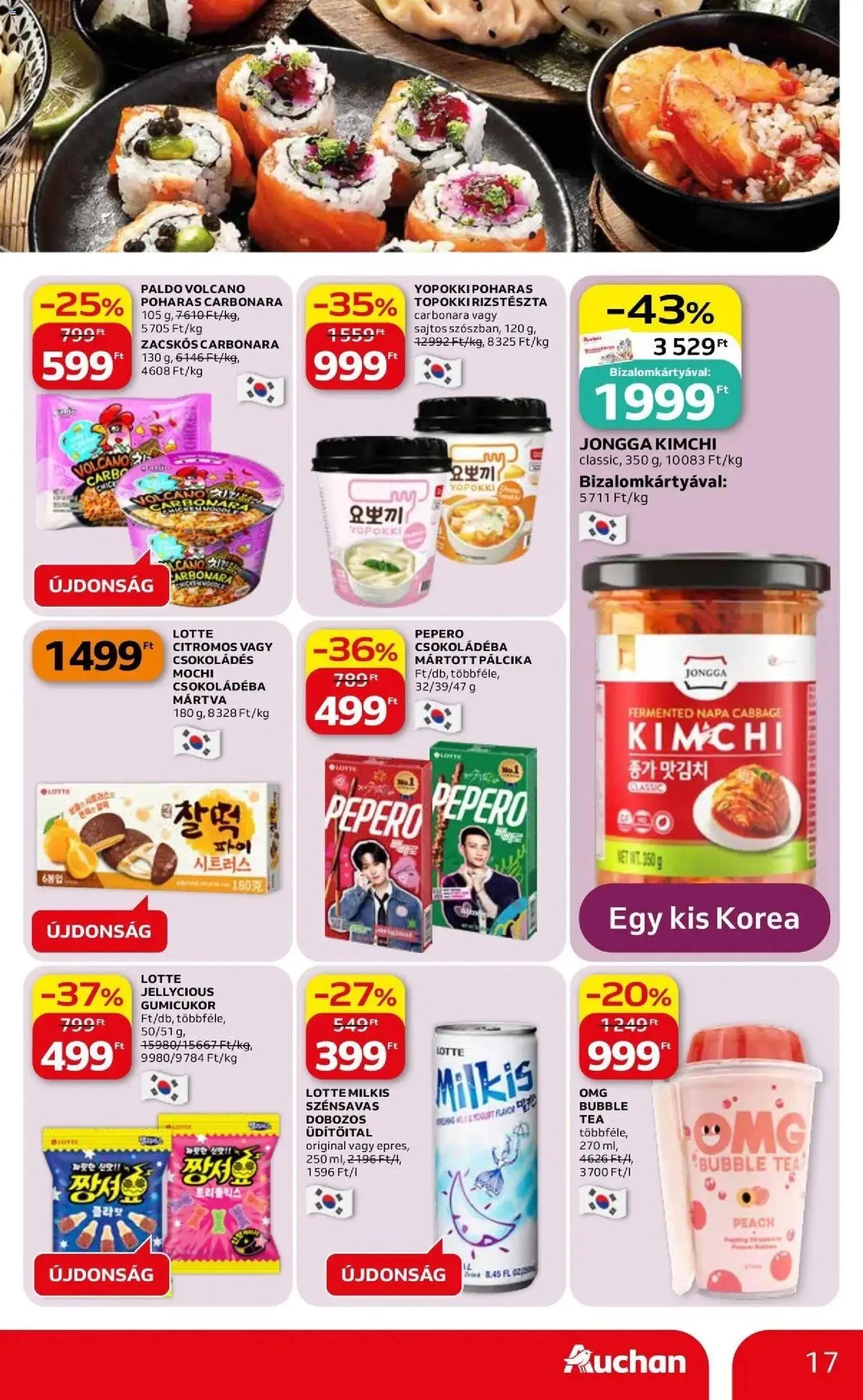 Auchan újság 2026.05.07. Auchan Nemzetközi konyha ajánlataink Budapest (2026-05-07 - 2026-05-20)
