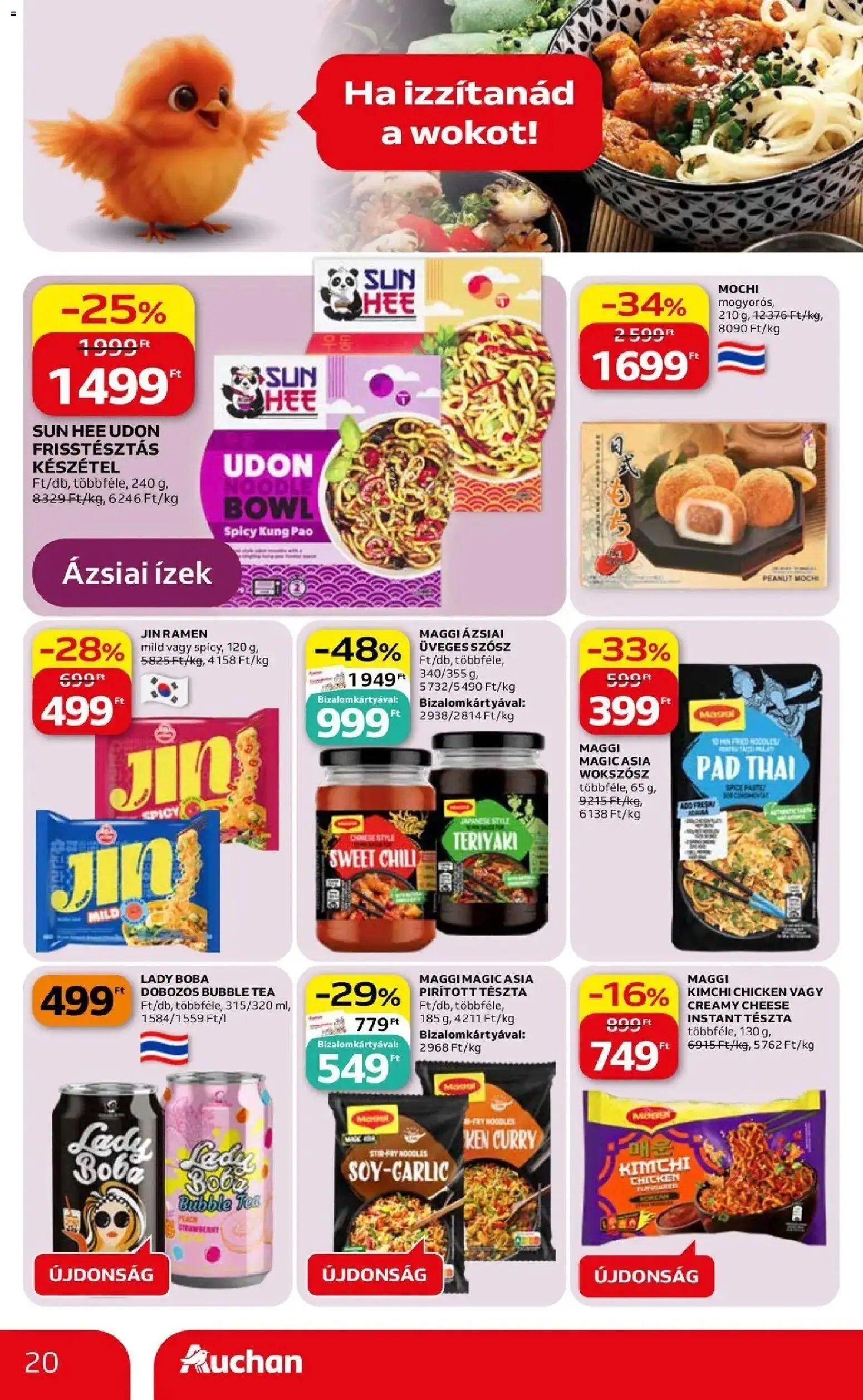 Auchan újság 2026.05.07. Auchan Nemzetközi konyha ajánlataink Budapest (2026-05-07 - 2026-05-20)