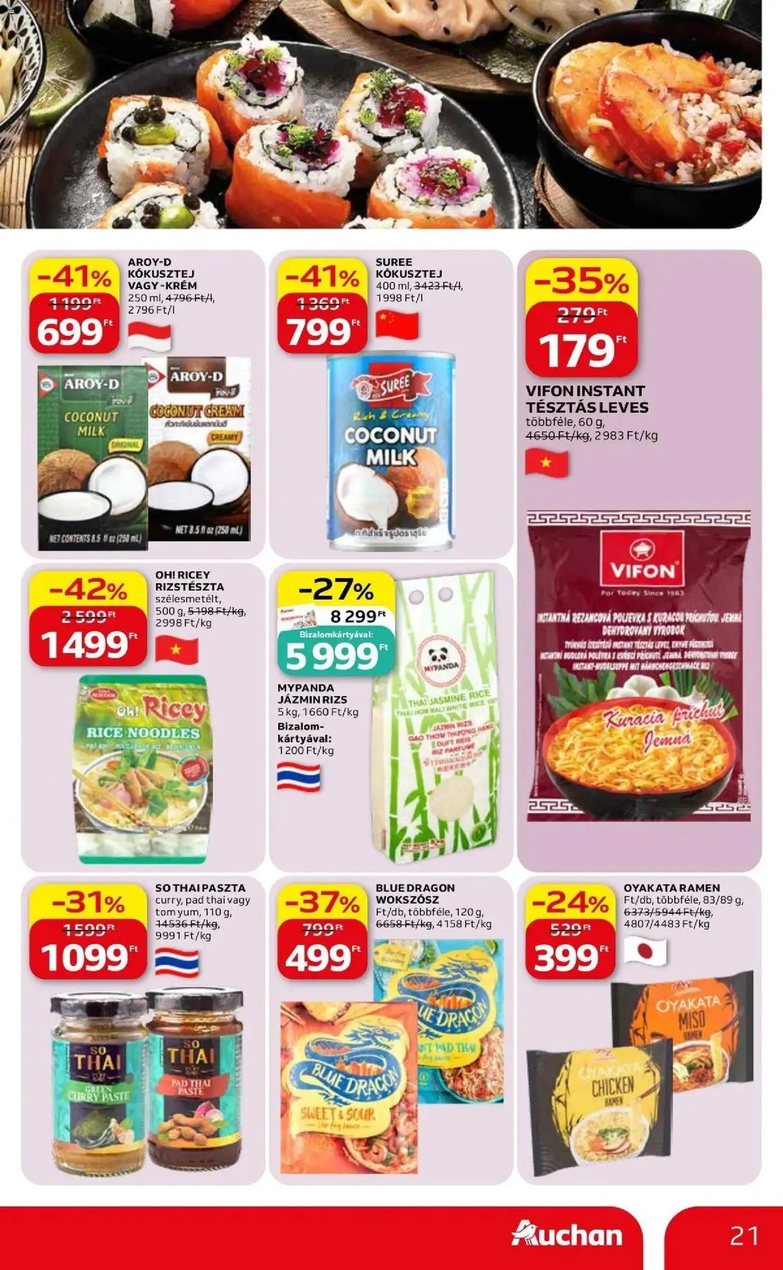 Auchan újság 2026.05.07. Auchan Nemzetközi konyha ajánlataink Budapest (2026-05-07 - 2026-05-20)