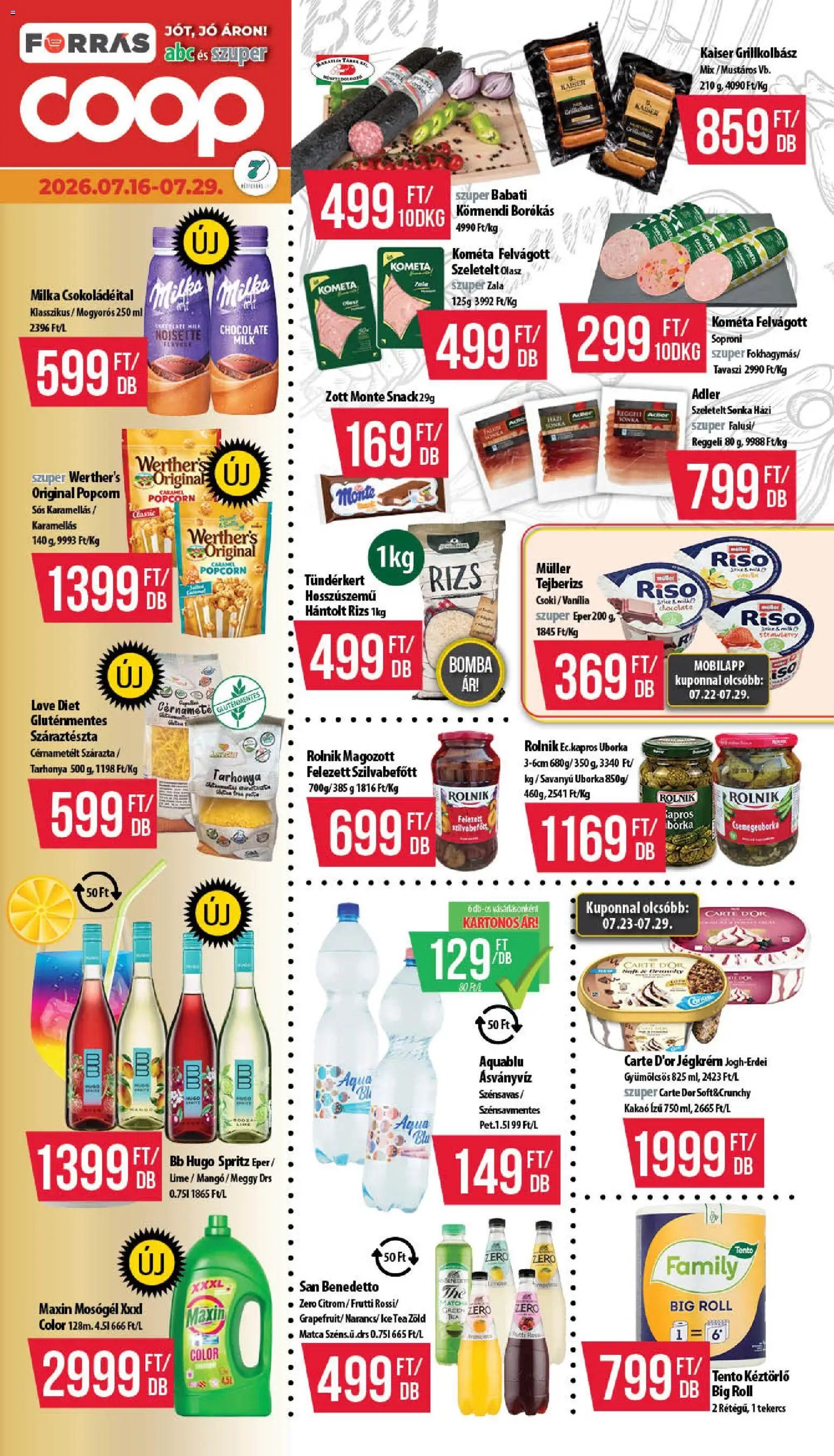 COOP újság 2026.07.16. COOP akciós újság