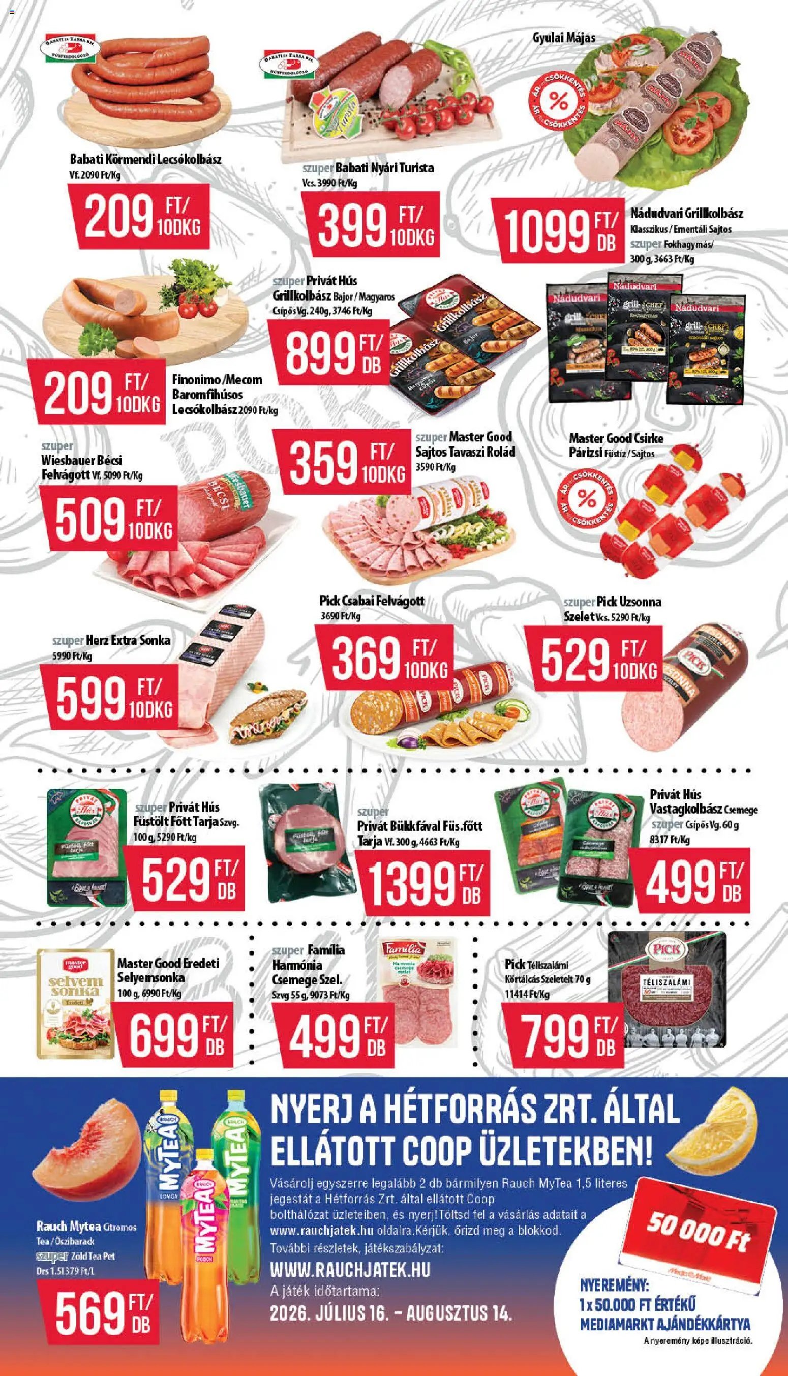 COOP újság 2026.07.16. COOP akciós újság