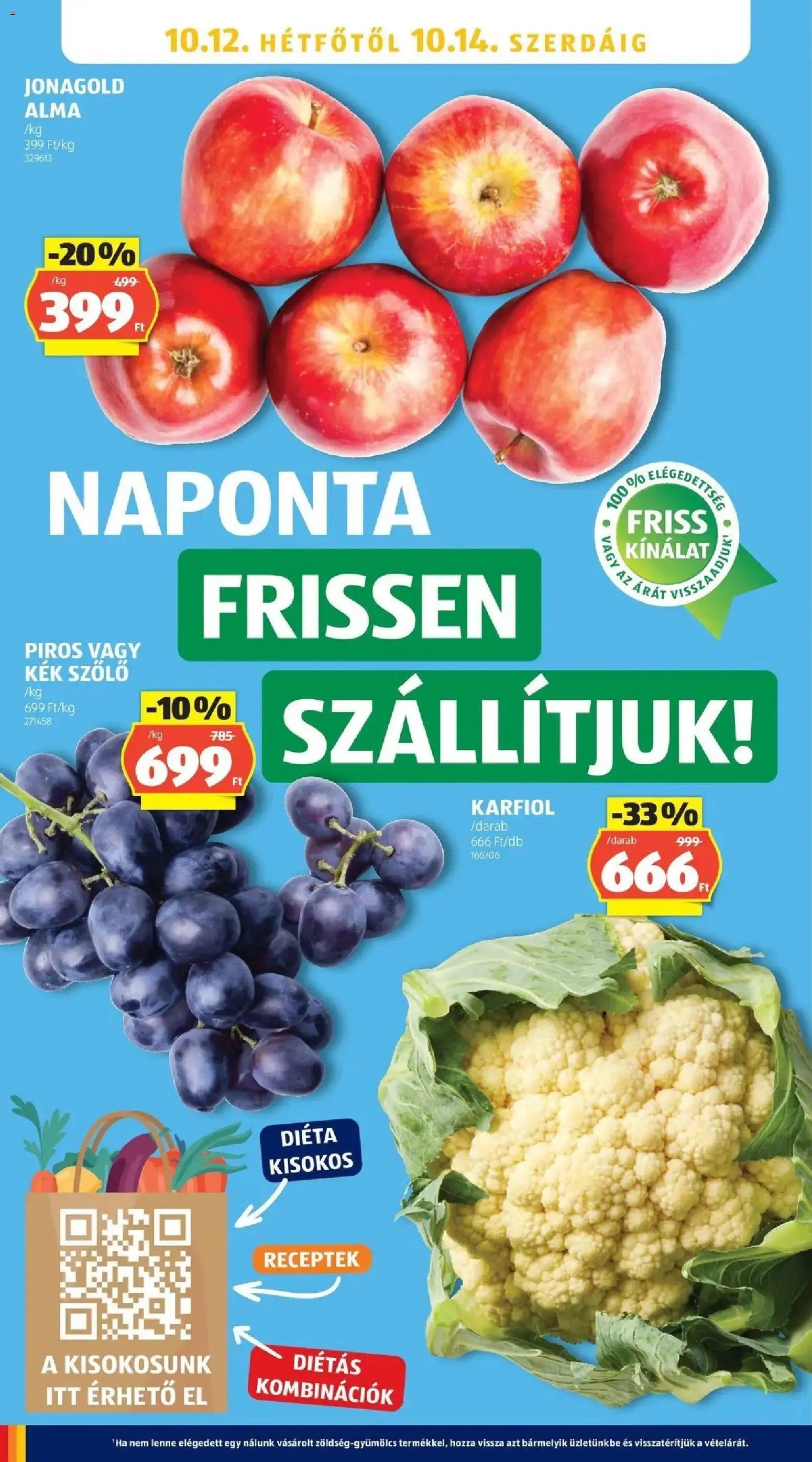 Aldi újság 2026.10.03. Aldi aktuális akciós újság
