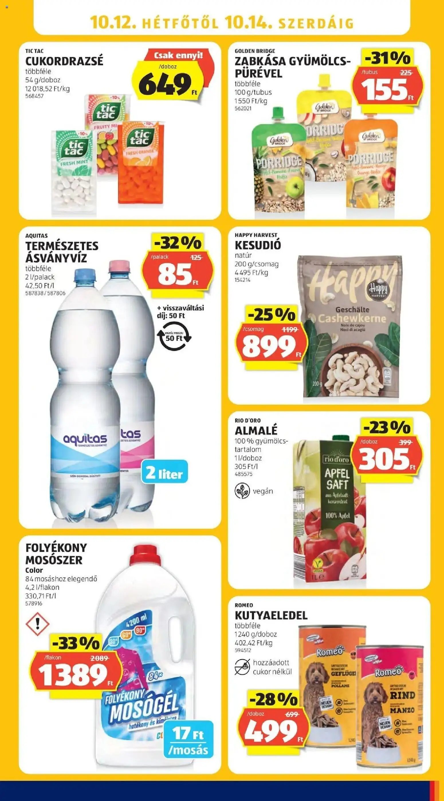 Aldi újság 2026.10.03. Aldi aktuális akciós újság