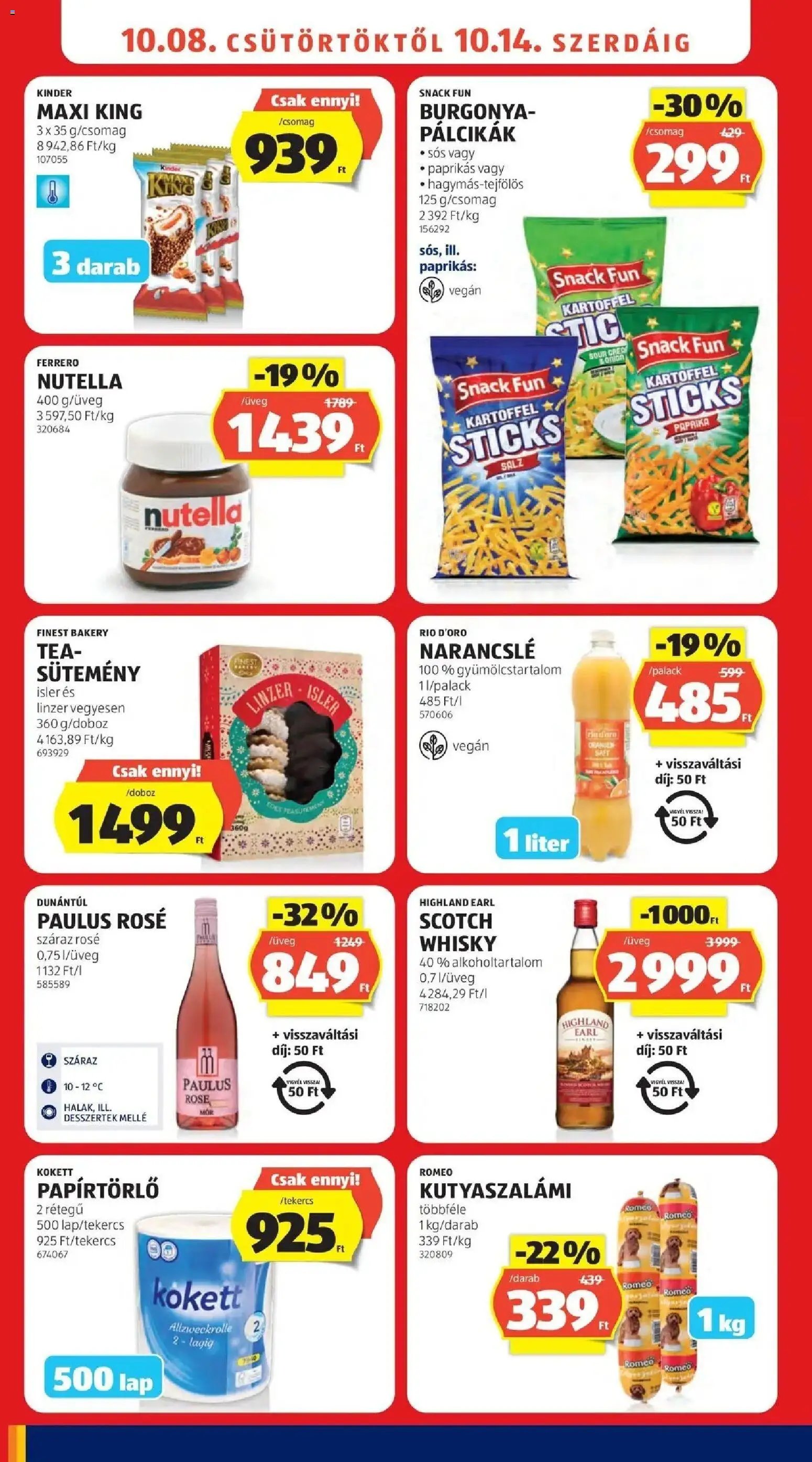 Aldi újság 2026.10.03. Aldi aktuális akciós újság