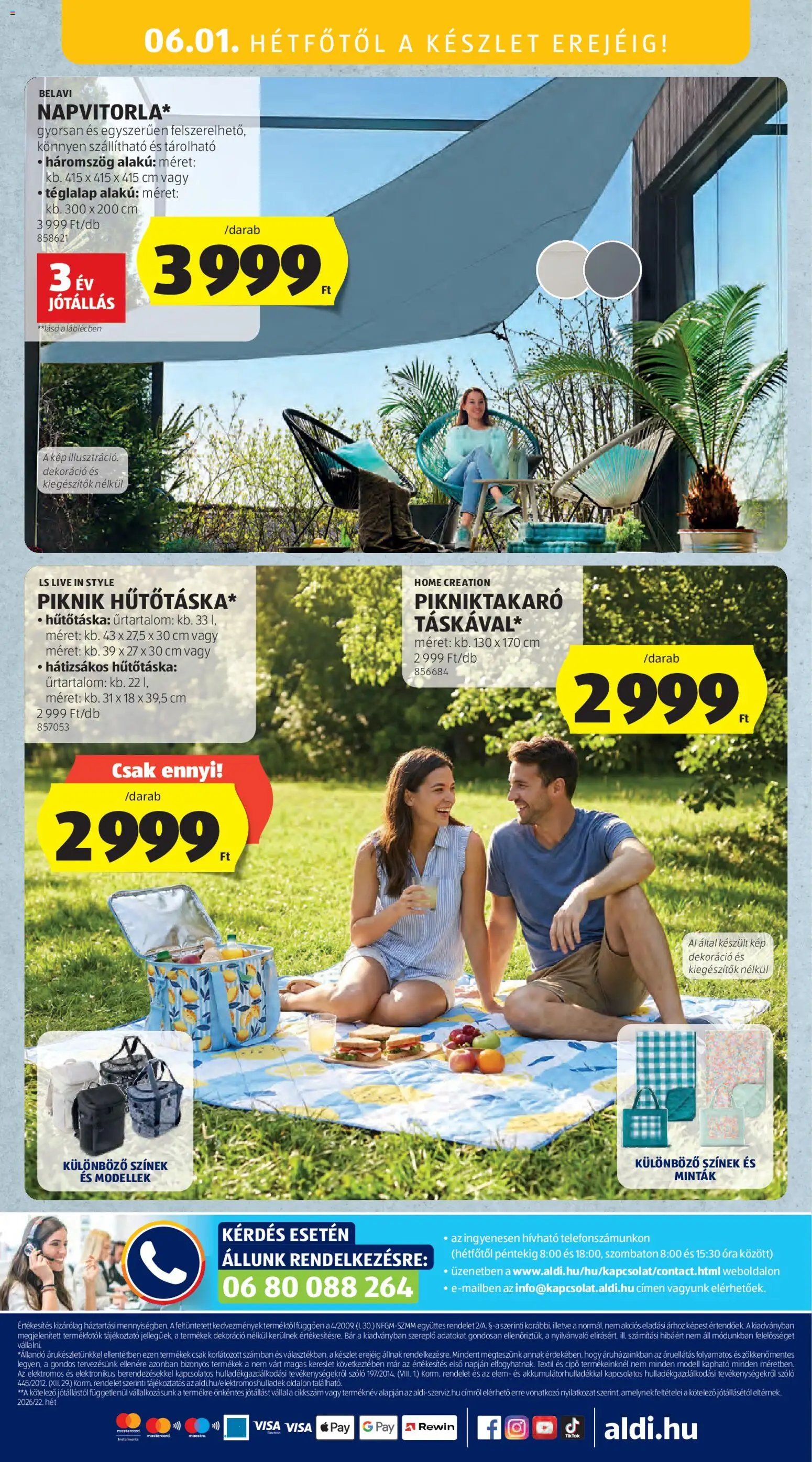 Aldi újság 2026.05.28. Aldi Középső sor termékei (2026-05-28 - 2026-06-03)