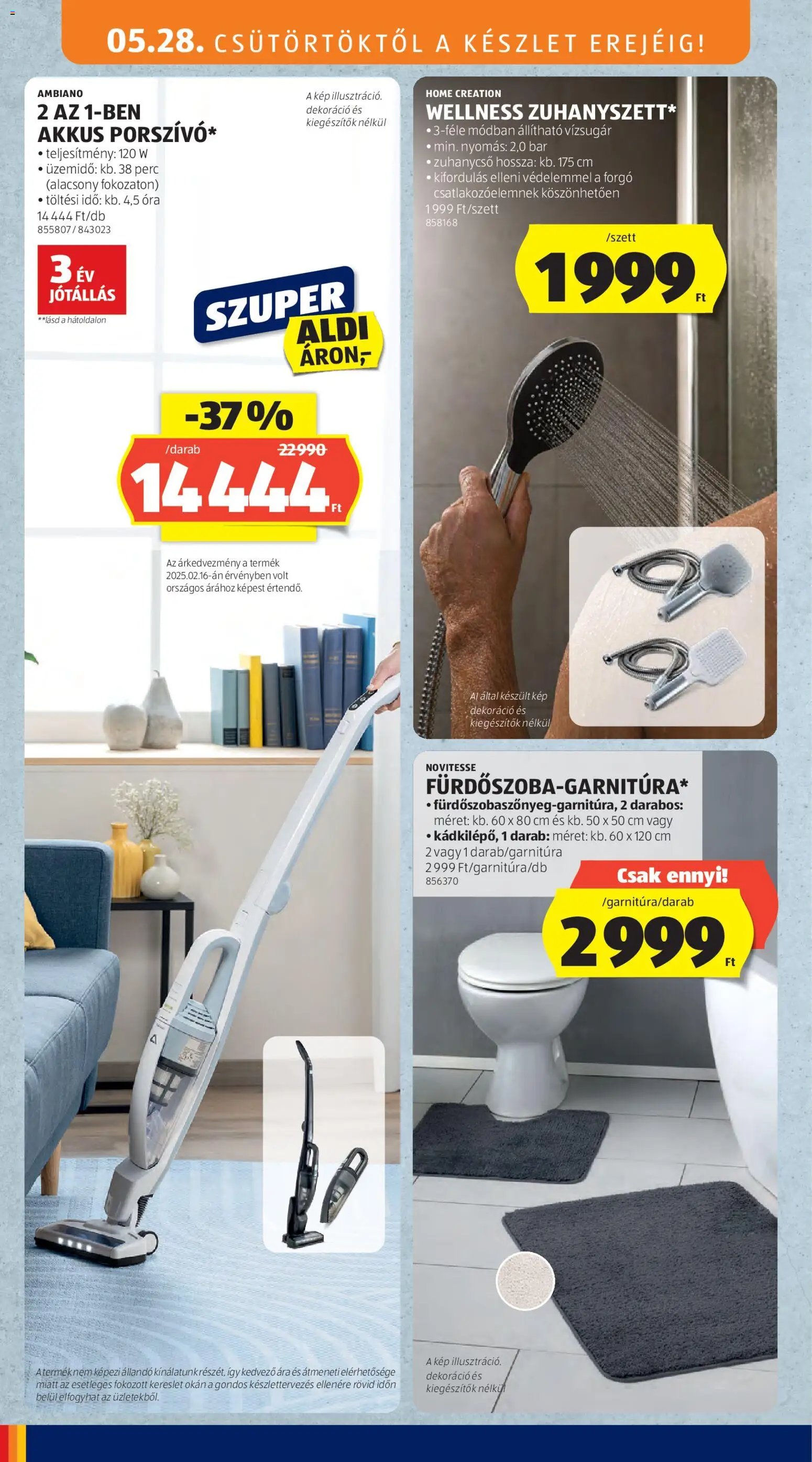 Aldi újság 2026.05.28. Aldi Középső sor termékei (2026-05-28 - 2026-06-03)