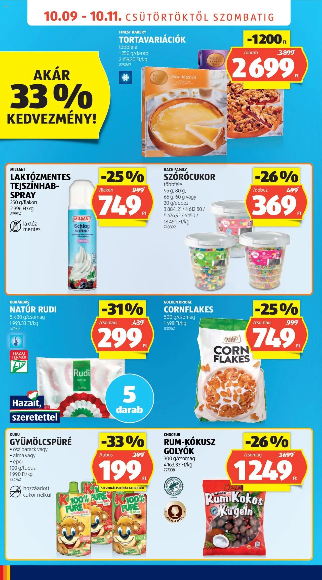 Aldi újság 2025.10.09. Üzletnyitás: Debrecen (2025-10-09 - 2025-10-11)