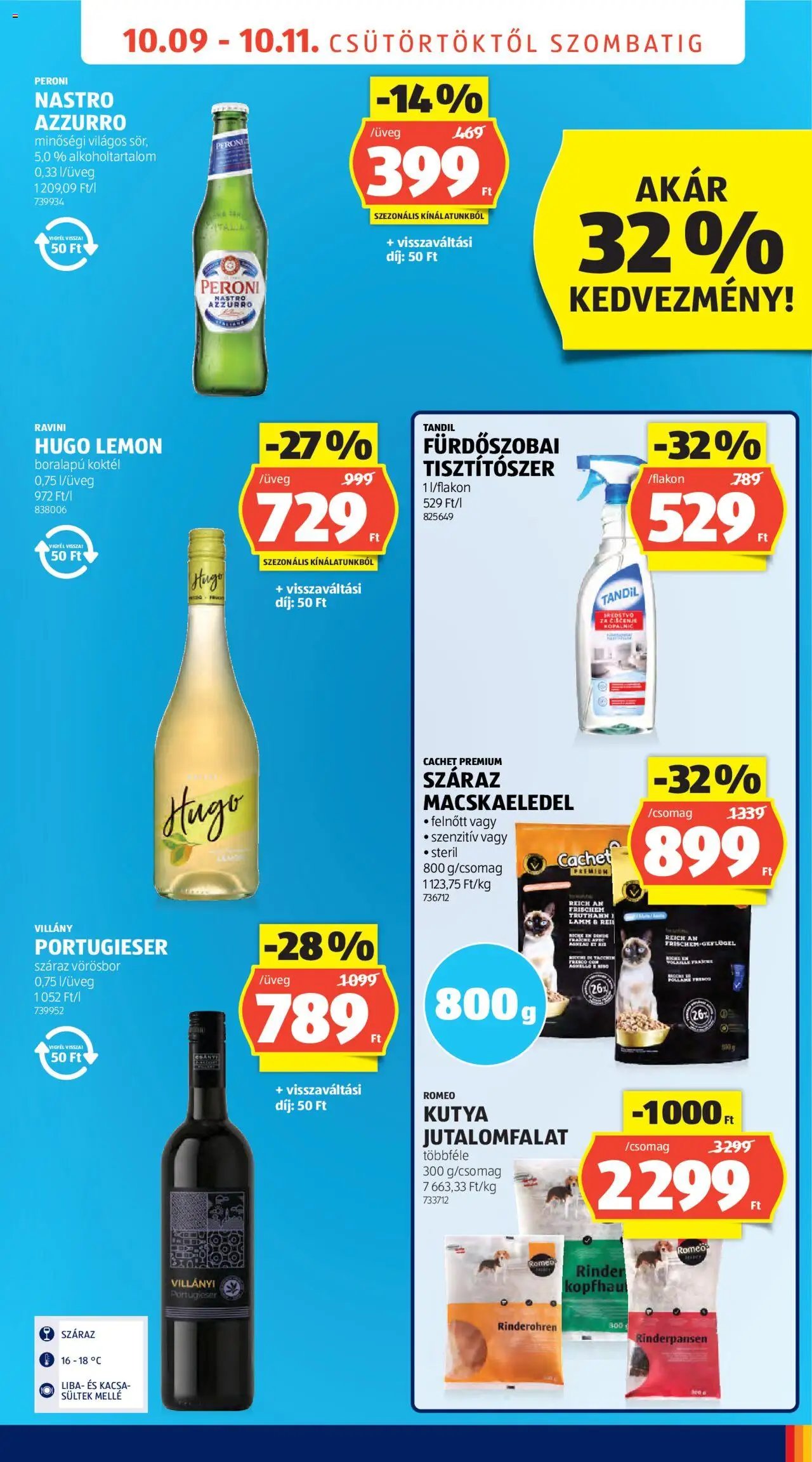 Aldi újság 2025.10.09. Üzletnyitás: Debrecen (2025-10-09 - 2025-10-11)