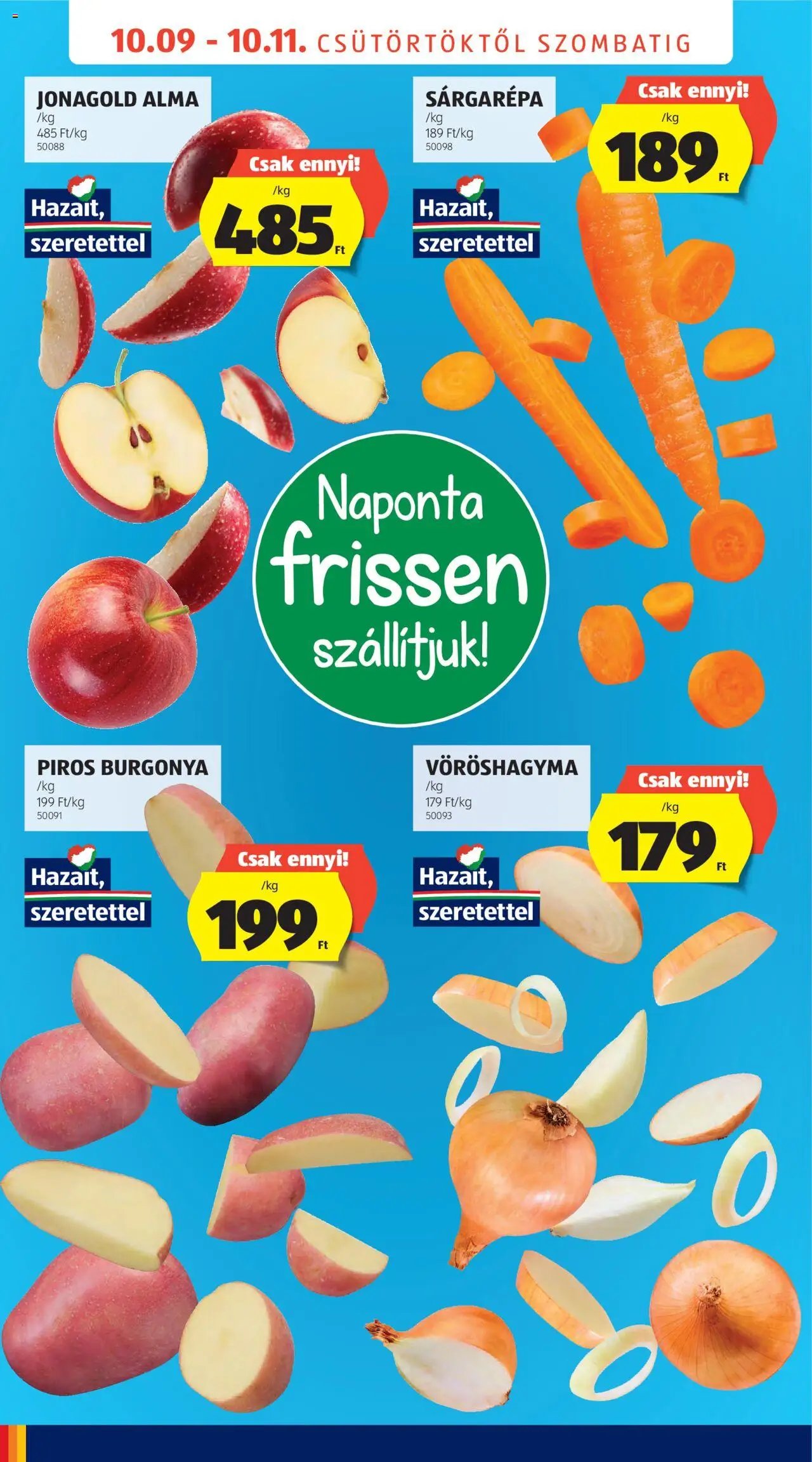 Aldi újság 2025.10.09. Üzletnyitás: Debrecen (2025-10-09 - 2025-10-11)