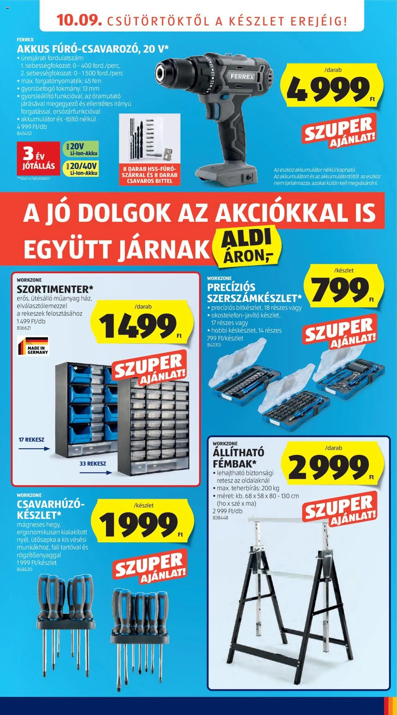 Aldi újság 2025.10.09. Üzletnyitás: Debrecen (2025-10-09 - 2025-10-11)