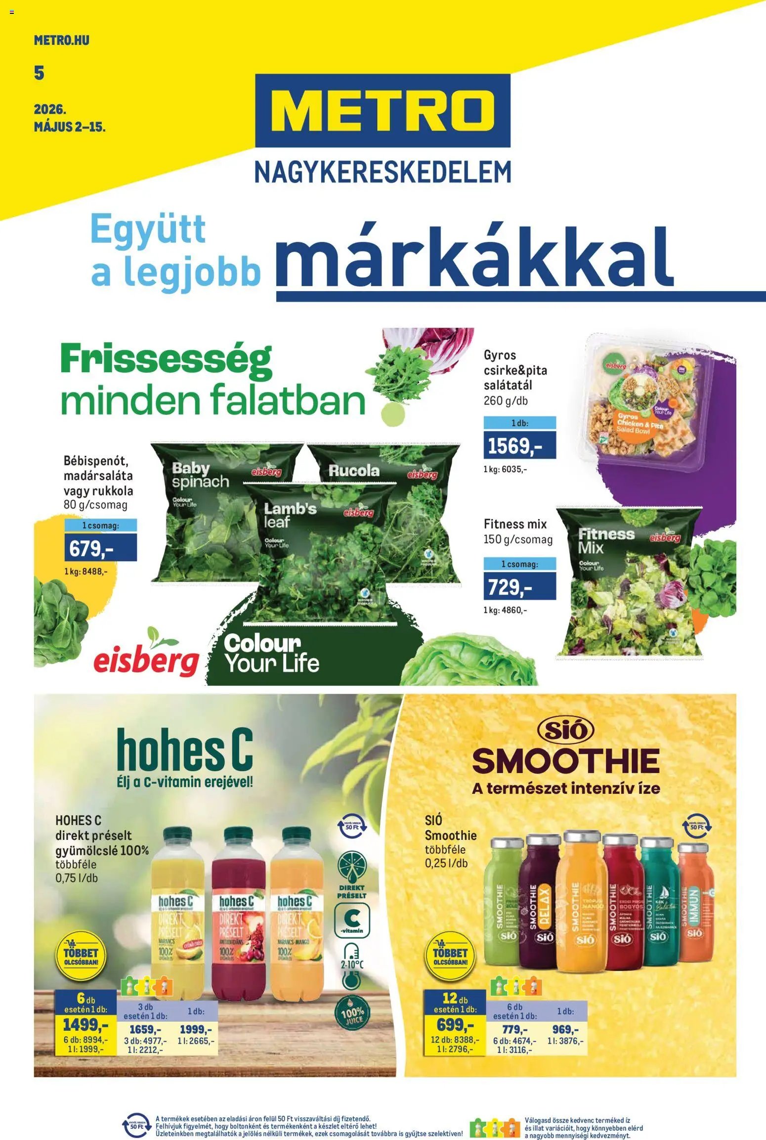 Metro újság 2026.05.02. Metro akciós újság (2026-05-02 - 2026-05-15)