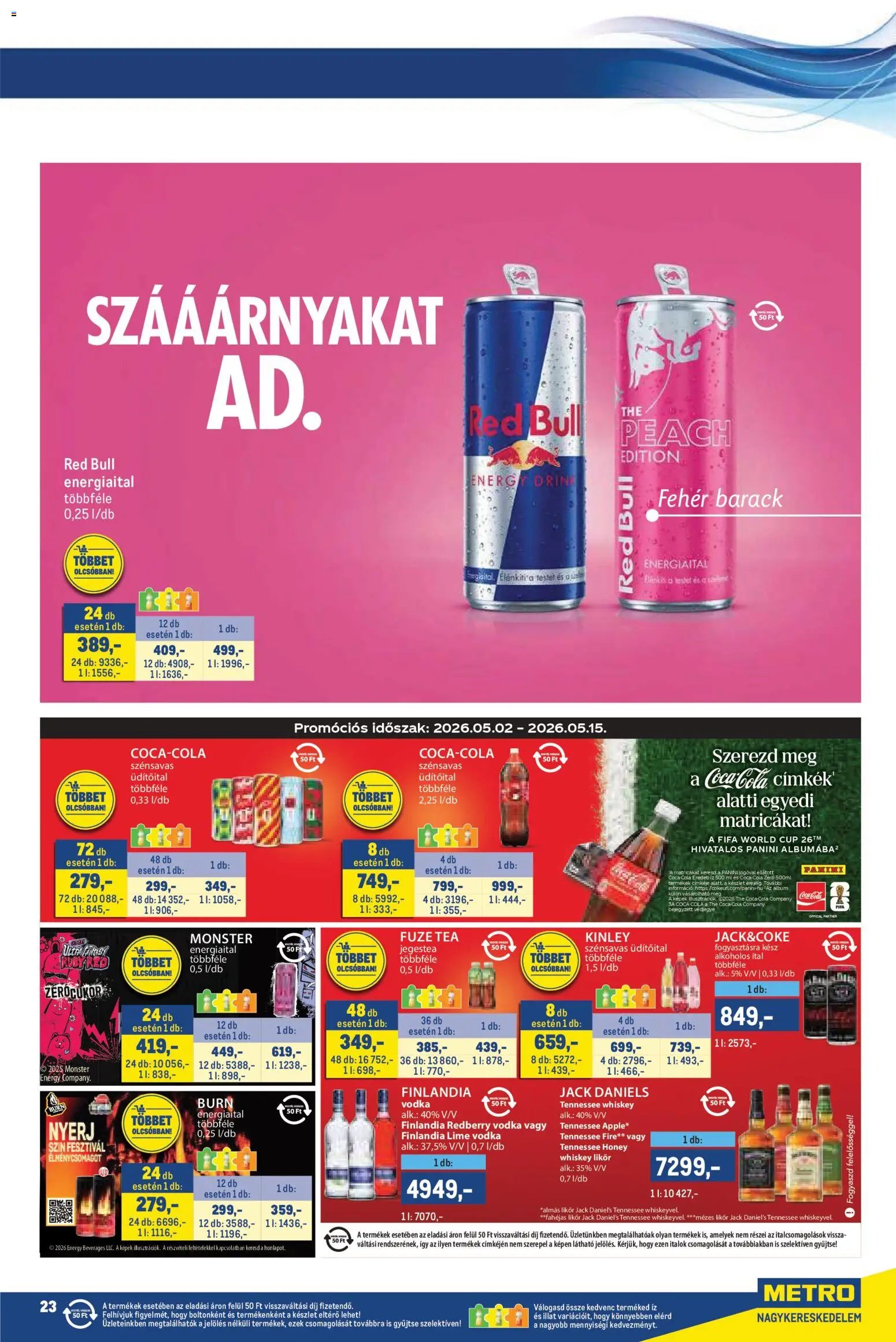 Metro újság 2026.05.02. Metro akciós újság (2026-05-02 - 2026-05-15)