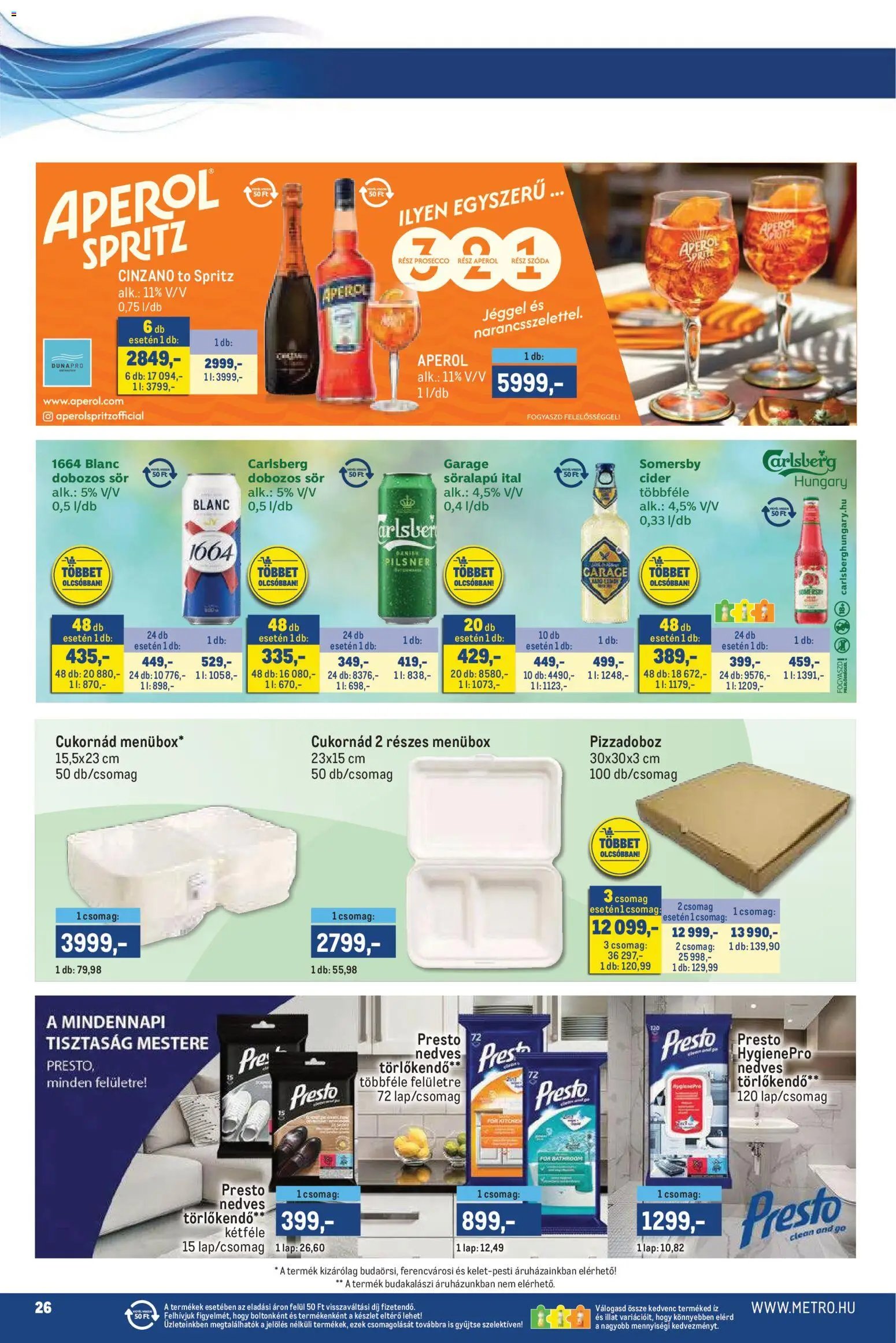 Metro újság 2026.05.02. Metro akciós újság (2026-05-02 - 2026-05-15)
