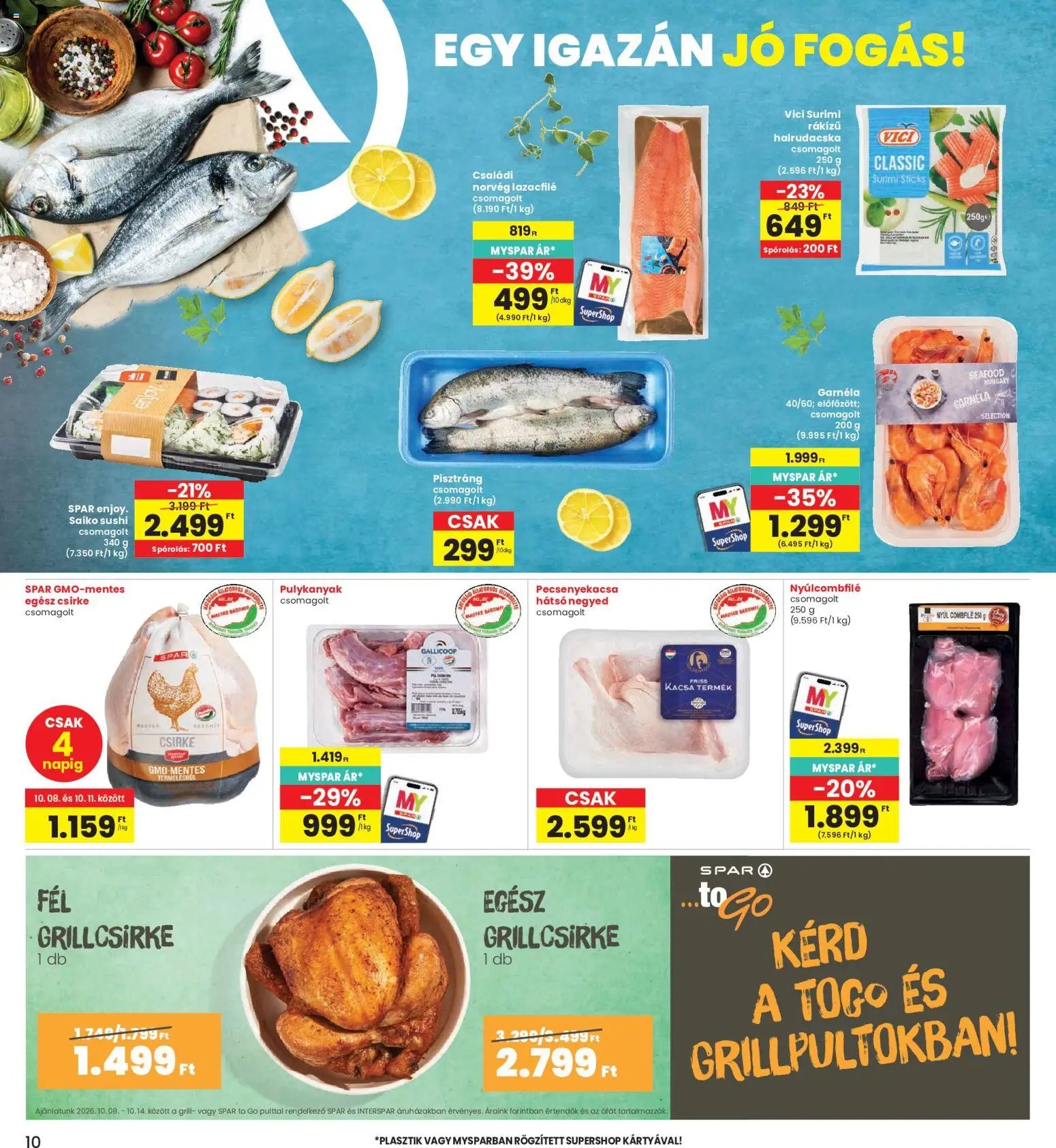 Interspar újság 2026.10.08. Interspar akciós újság