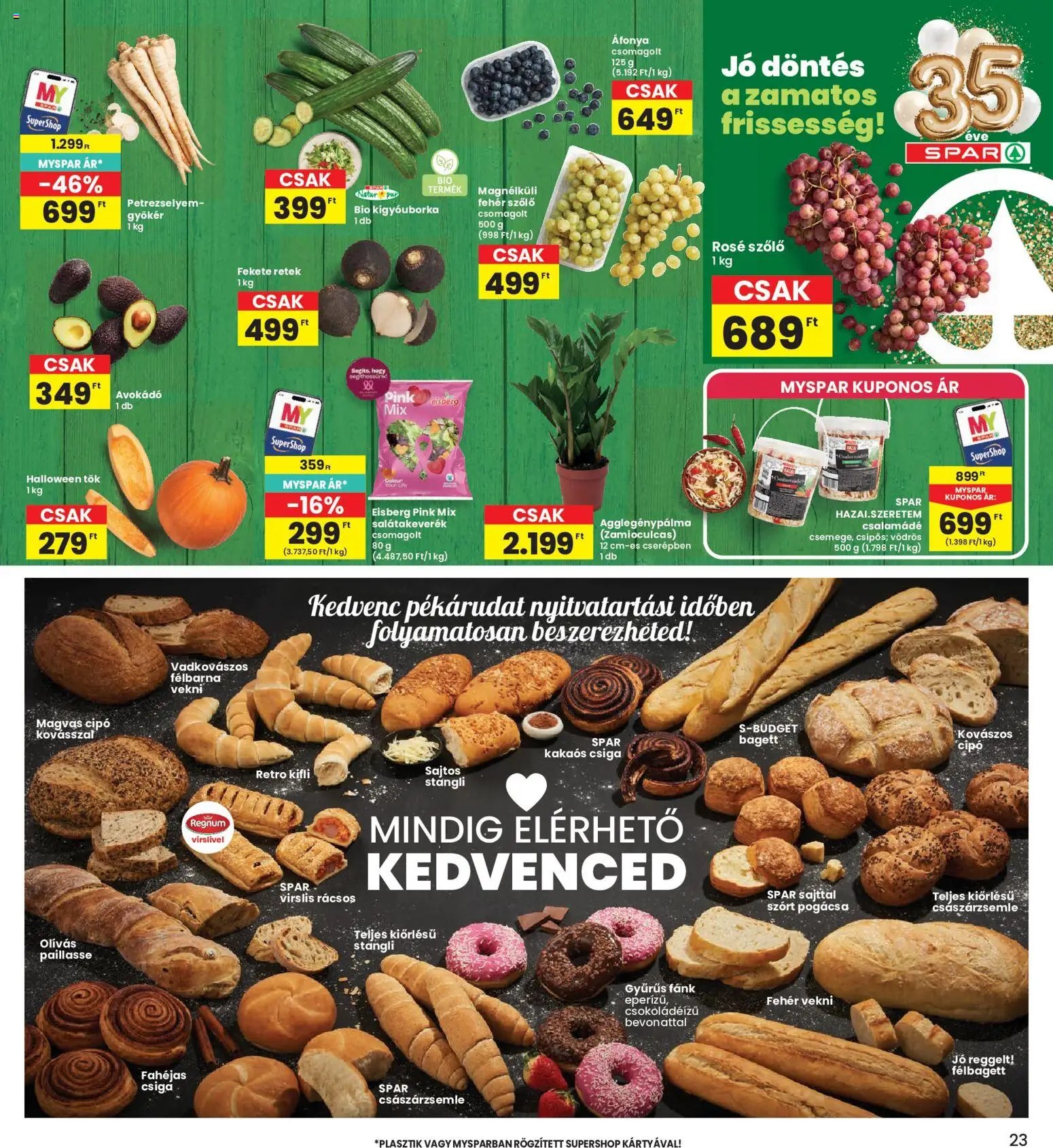 Interspar újság 2026.10.08. Interspar akciós újság
