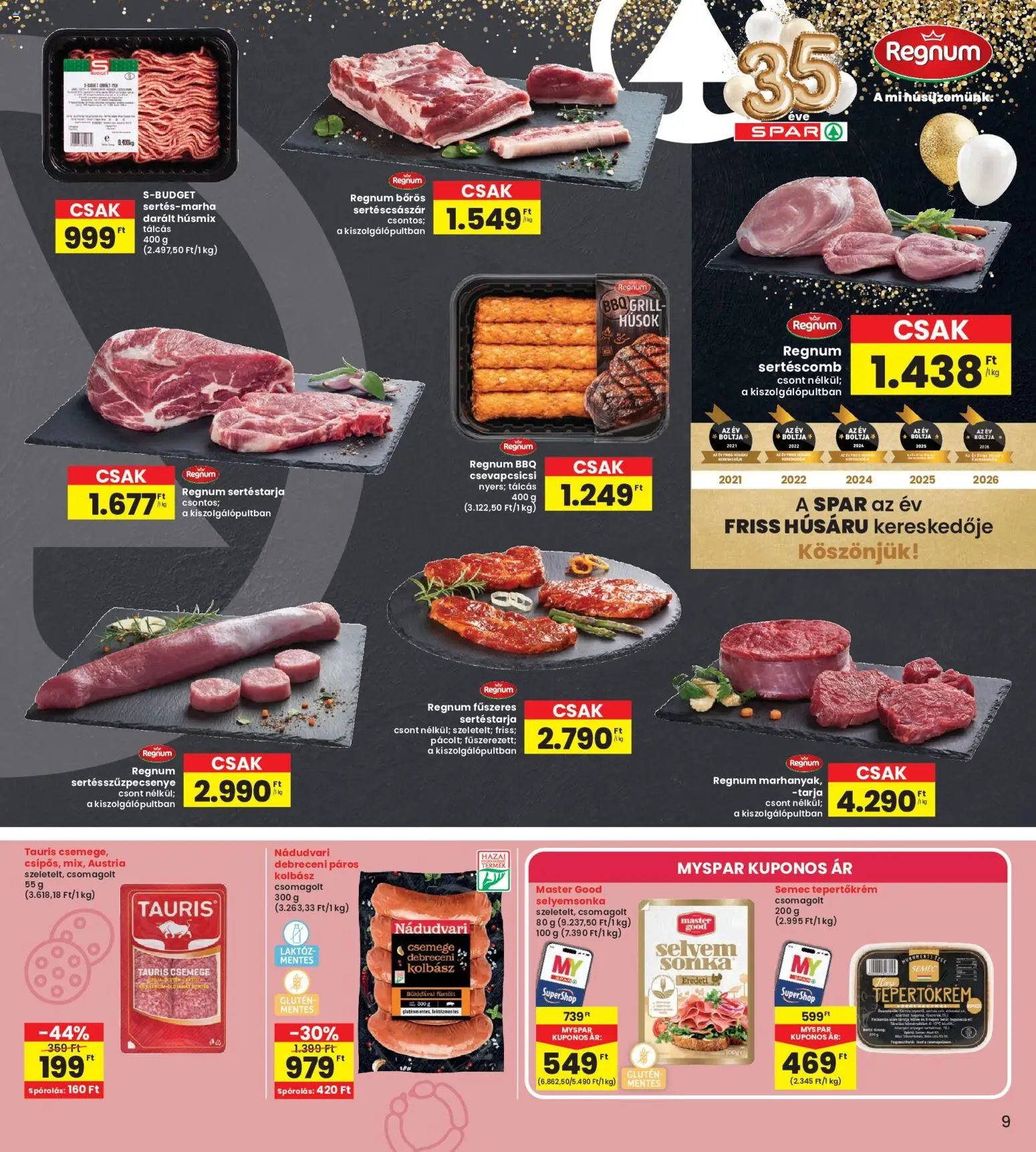 Interspar újság 2026.10.08. Interspar akciós újság