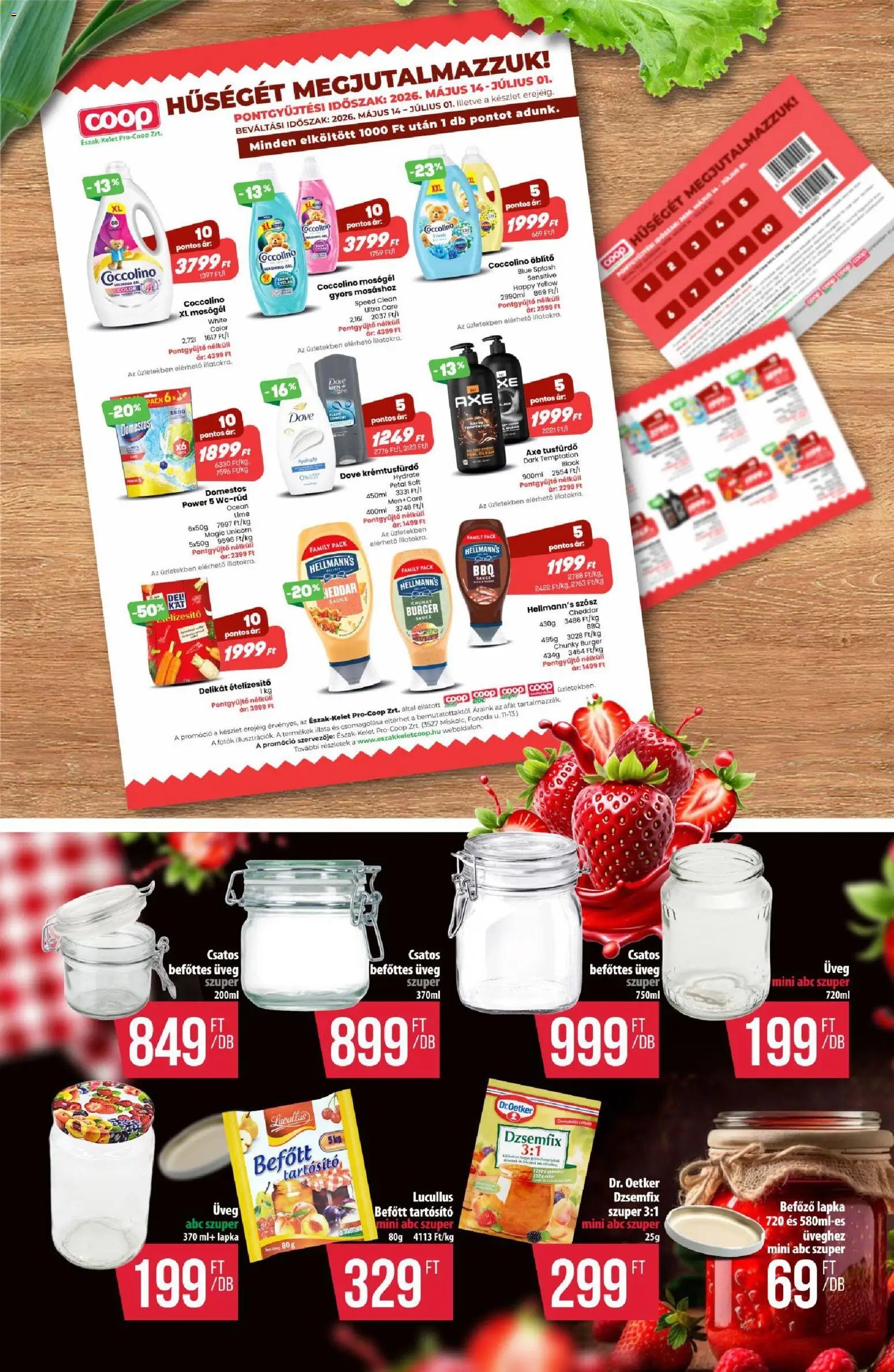COOP újság 2026.05.21. COOP - Újság Észak Kelet Pro-Coop Zrt (2026-05-21 - 2026-05-27)