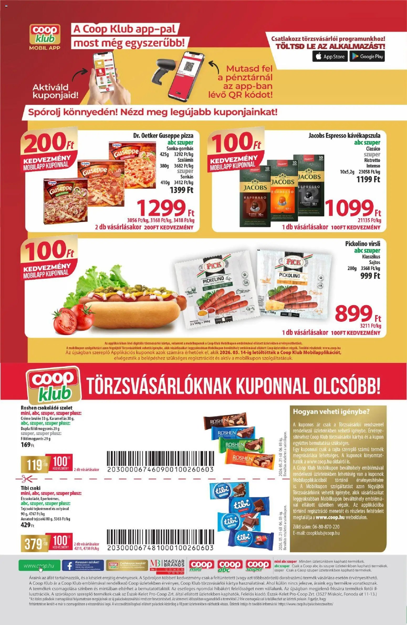 COOP újság 2026.05.21. COOP - Újság Észak Kelet Pro-Coop Zrt (2026-05-21 - 2026-05-27)